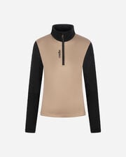 Twist half zip w - Beige
