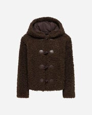 Eira teddy duffle w - Marrone