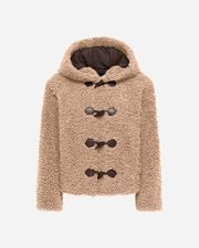 Eira teddy duffle w - Marrone