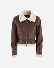 Teddy crop w - Marrone