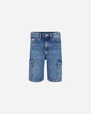 Cargo relaxed jr - Denim