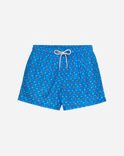 Print palms 14" m - Azzurro
