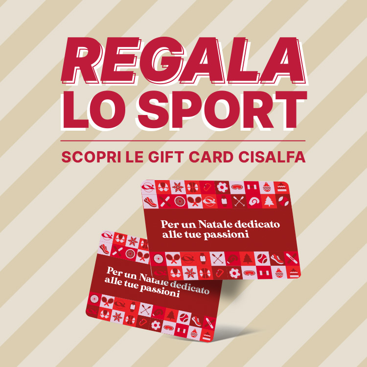 Regala lo sport con la Gift Card di Cisalfa Sport