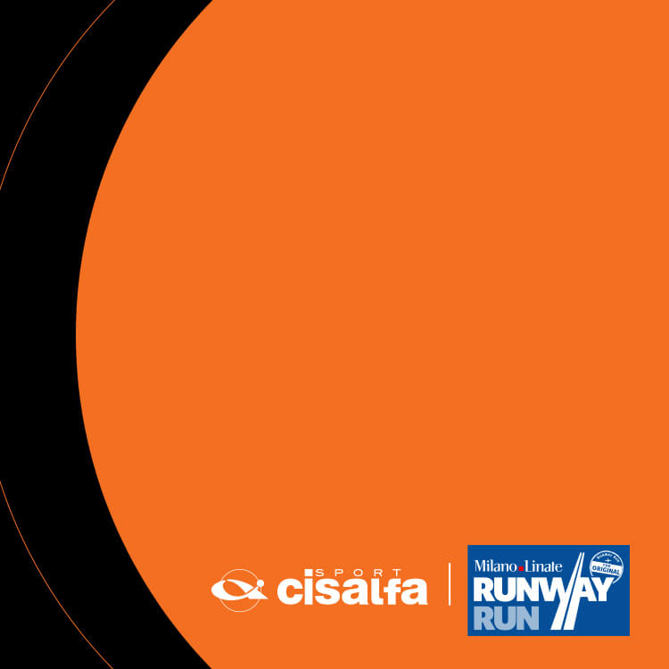 Logo Cisalfa Sport e Milano Linate Runway Run