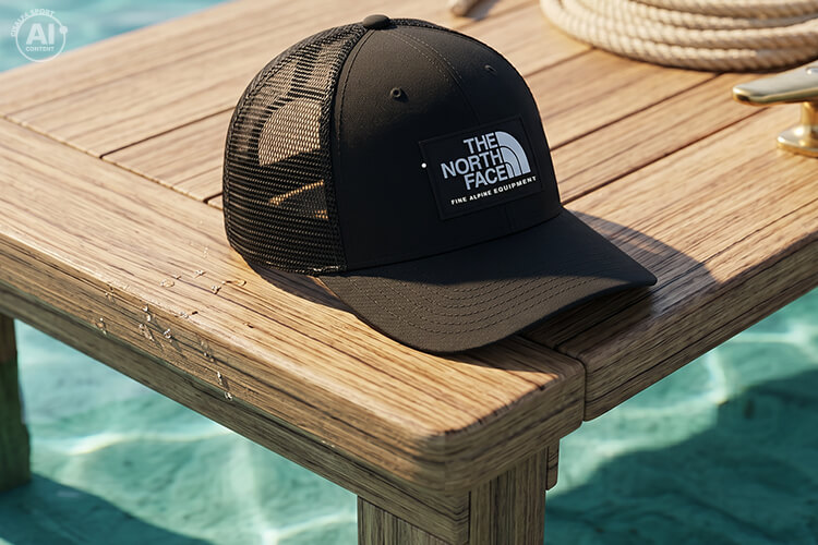 Cappellino The North Face nero retato