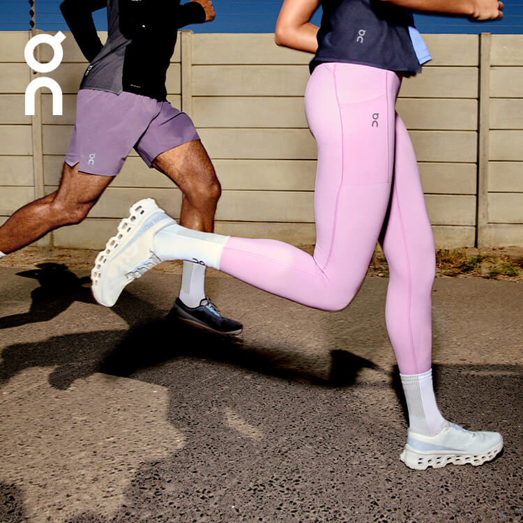 Persone che corrono con scarpe On Cloudmonster 3