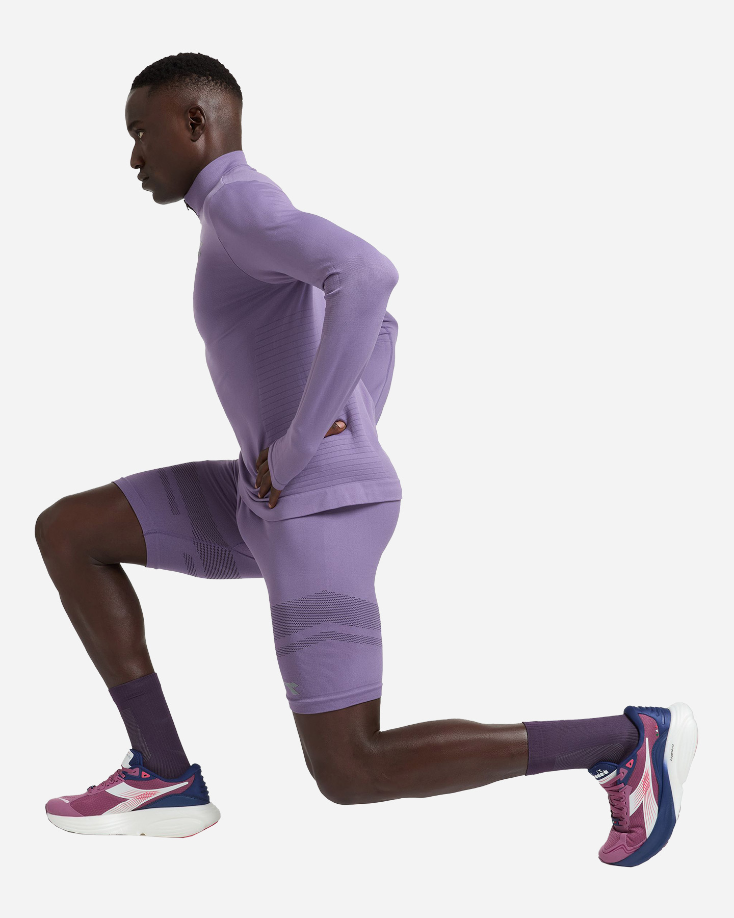 Maglia running DIADORA STRATOUNO M - Viola - 3 | Cisalfa Sport