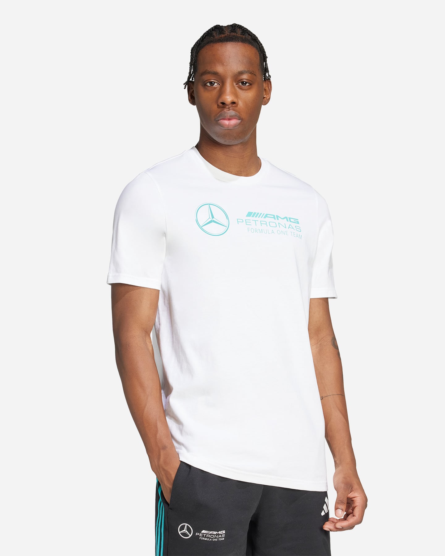 T-shirt ADIDAS MERCEDES DNA M - Bianco - 3 | Cisalfa Sport