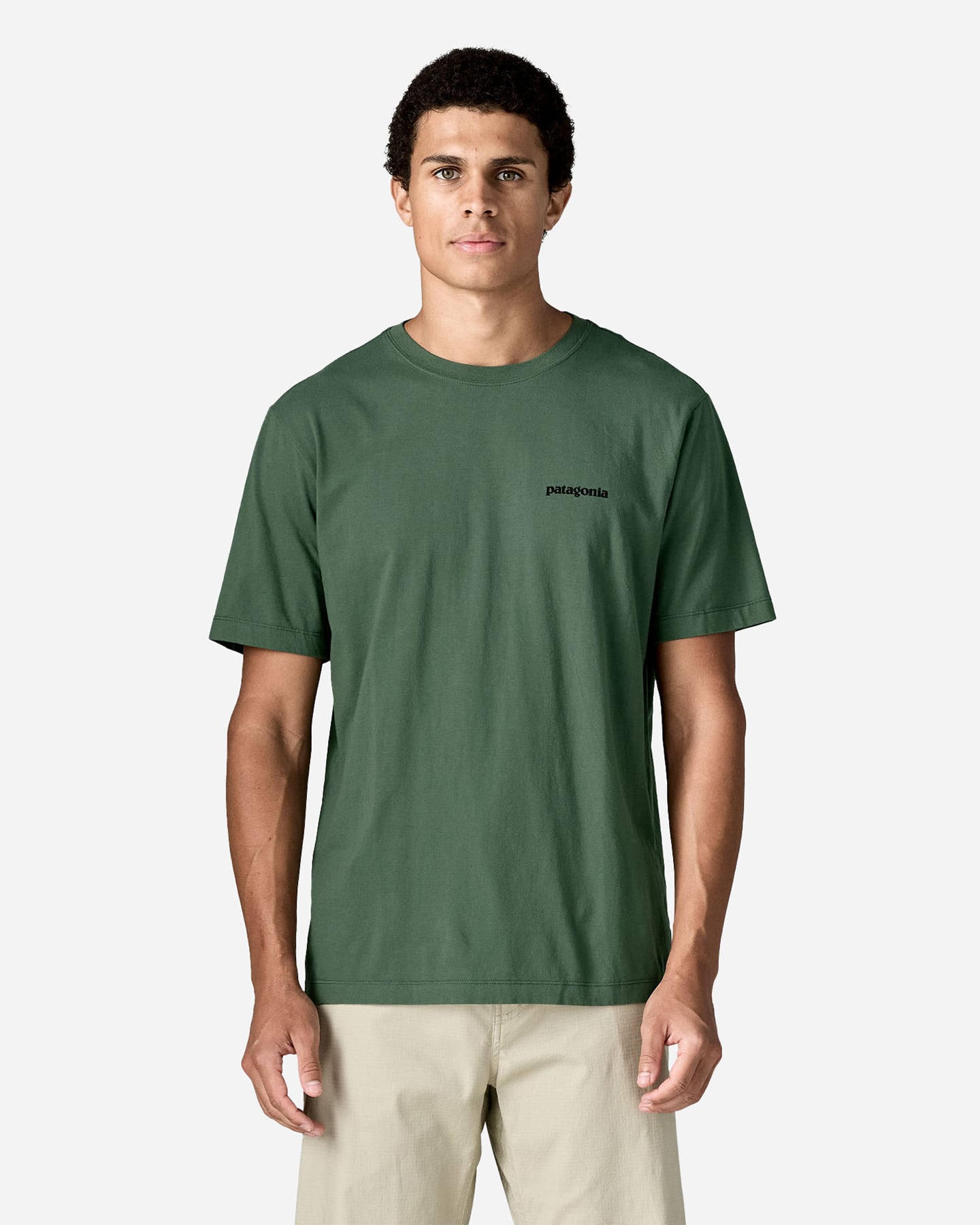 T-shirt PATAGONIA P-6 LOGO M - Verde - 2 | Cisalfa Sport