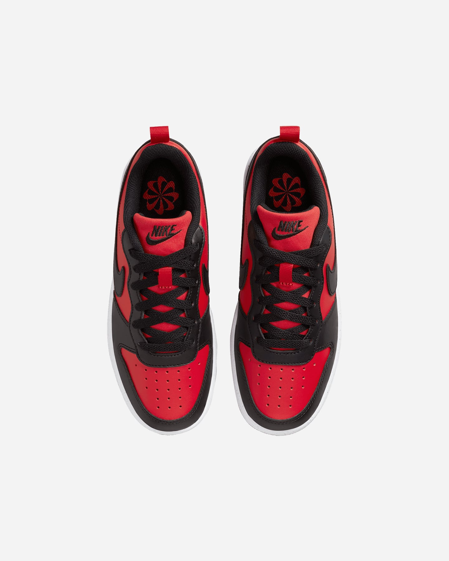 Scarpe sneakers NIKE COURT BOROUGH LOW RECRAFT GS JR - Rosso - 3 | Cisalfa Sport