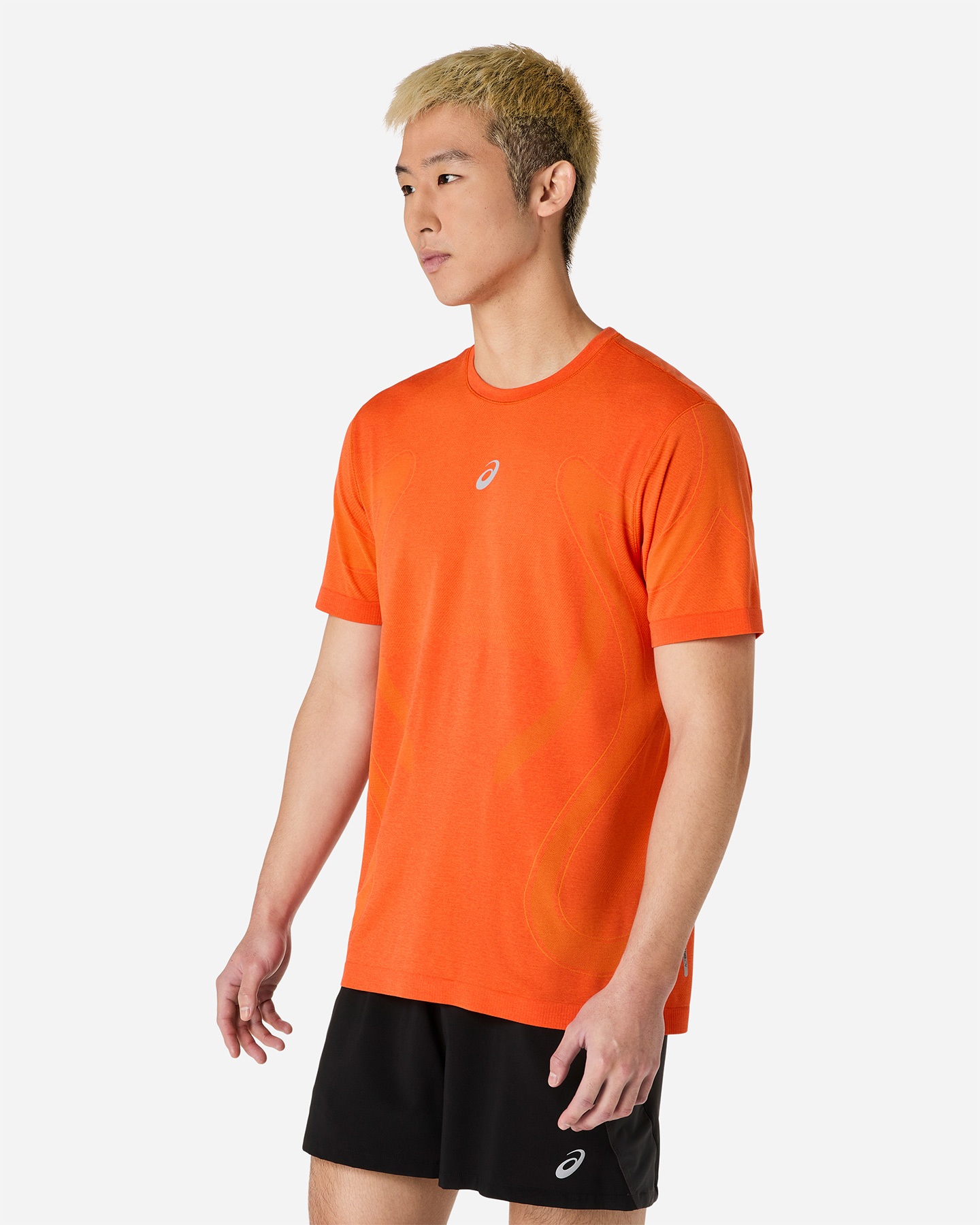 T-shirt running ASICS ROAD M - Arancione - 1 | Cisalfa Sport