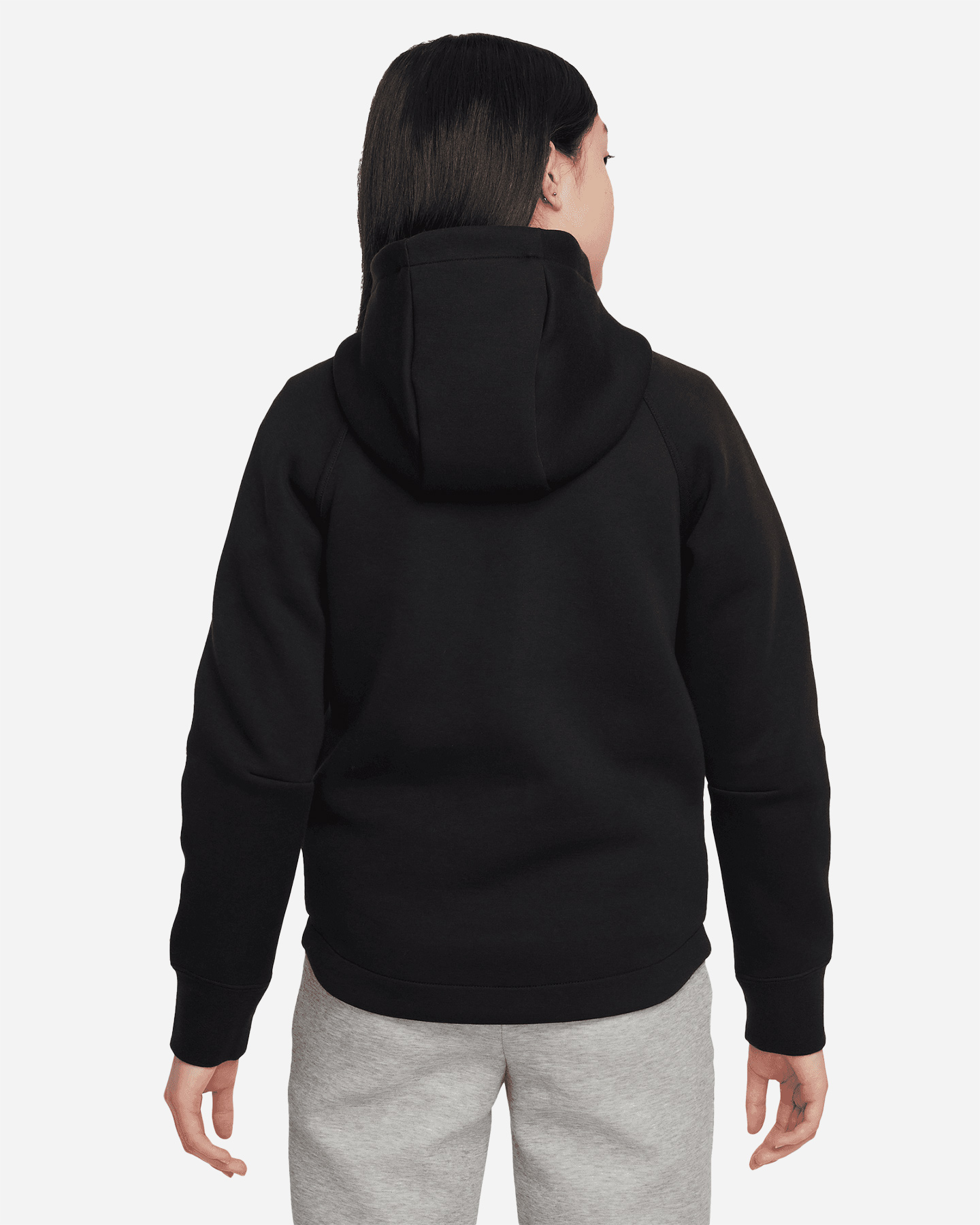 Felpa NIKE TECH FLEECE JR - Nero - 1 | Cisalfa Sport