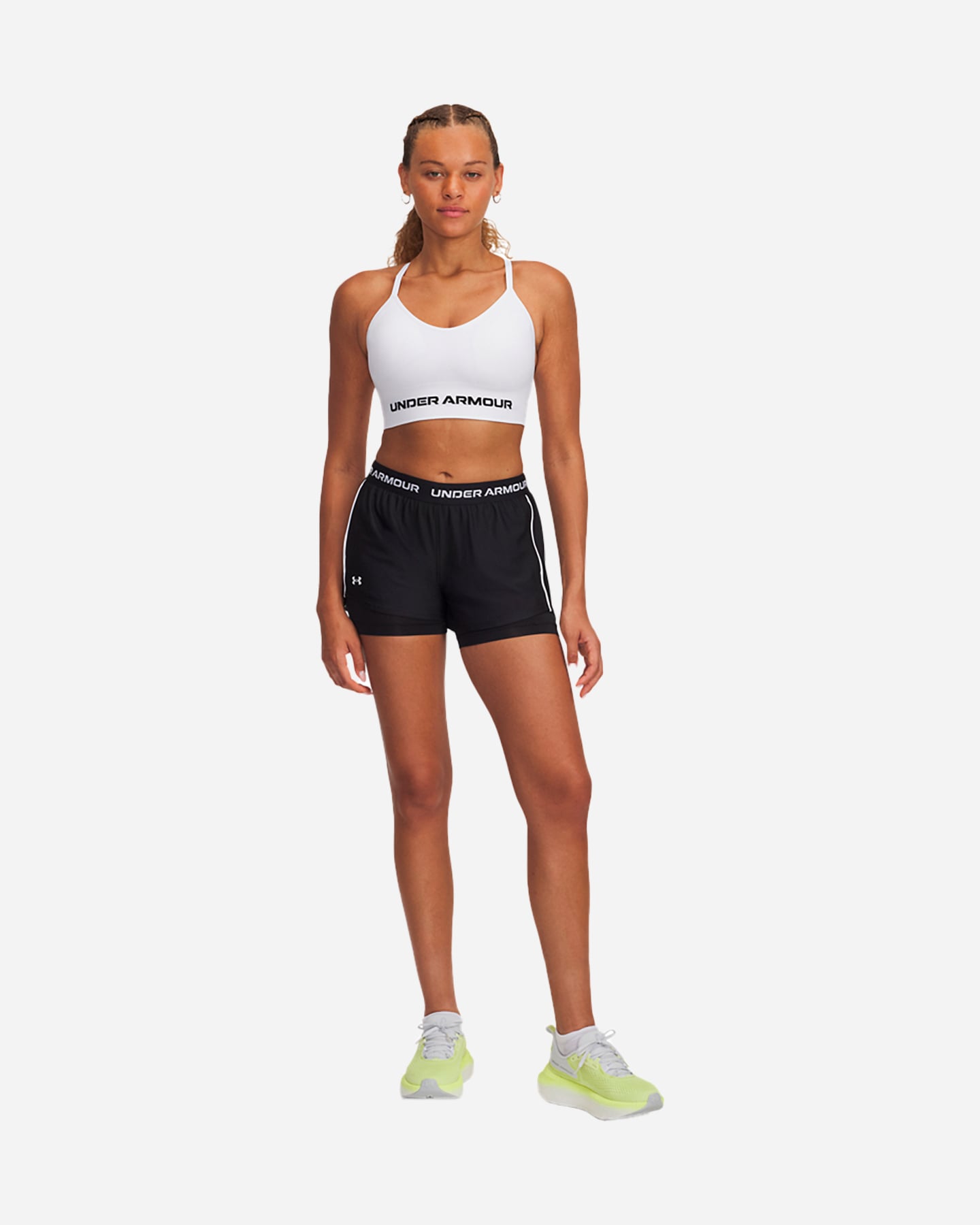 Short training UNDER ARMOUR TECH PLAY UP 2IN1 W - Nero - 2 | Cisalfa Sport