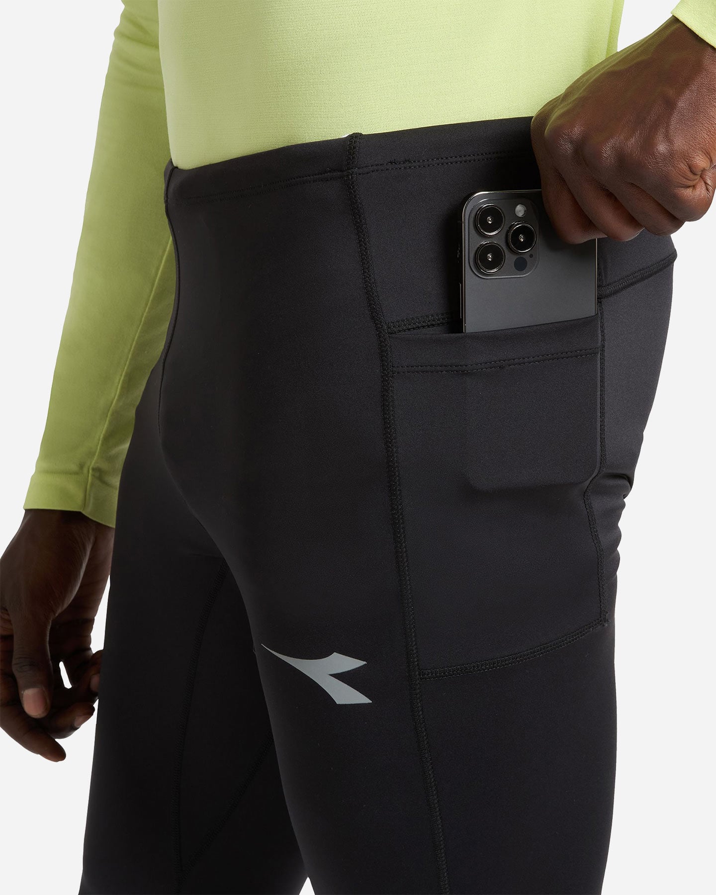 Fuseaux running DIADORA BASIC M - Nero - 5 | Cisalfa Sport