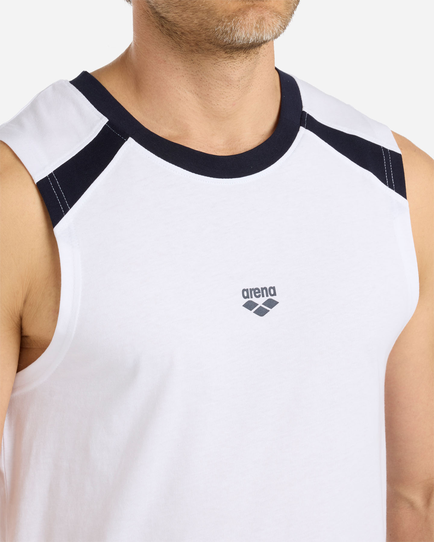 Canotta ARENA ATHLETIC PROGRESS M - Bianco - 5 | Cisalfa Sport