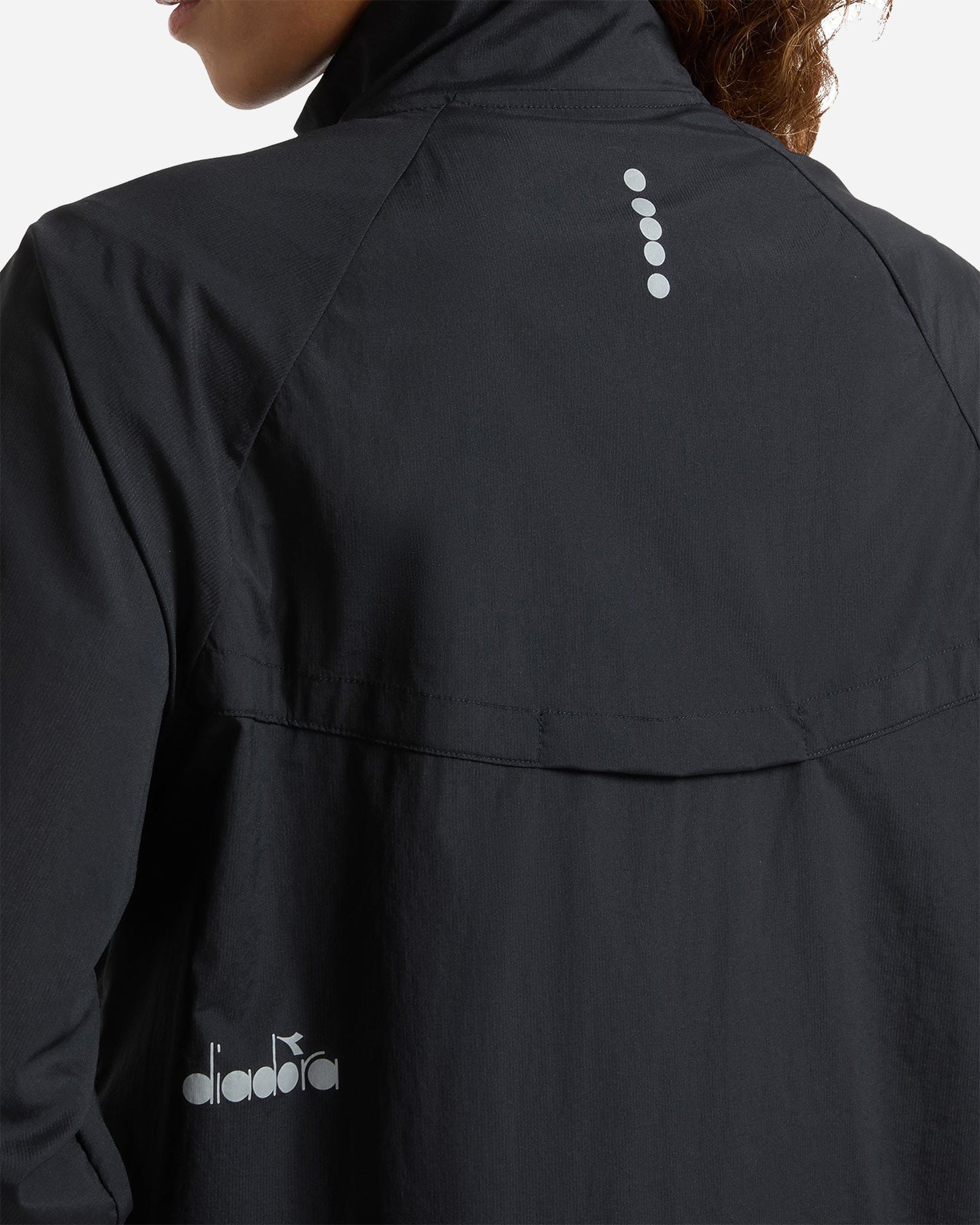 Giacca running DIADORA WINDBREAKER W - Nero - 3 | Cisalfa Sport