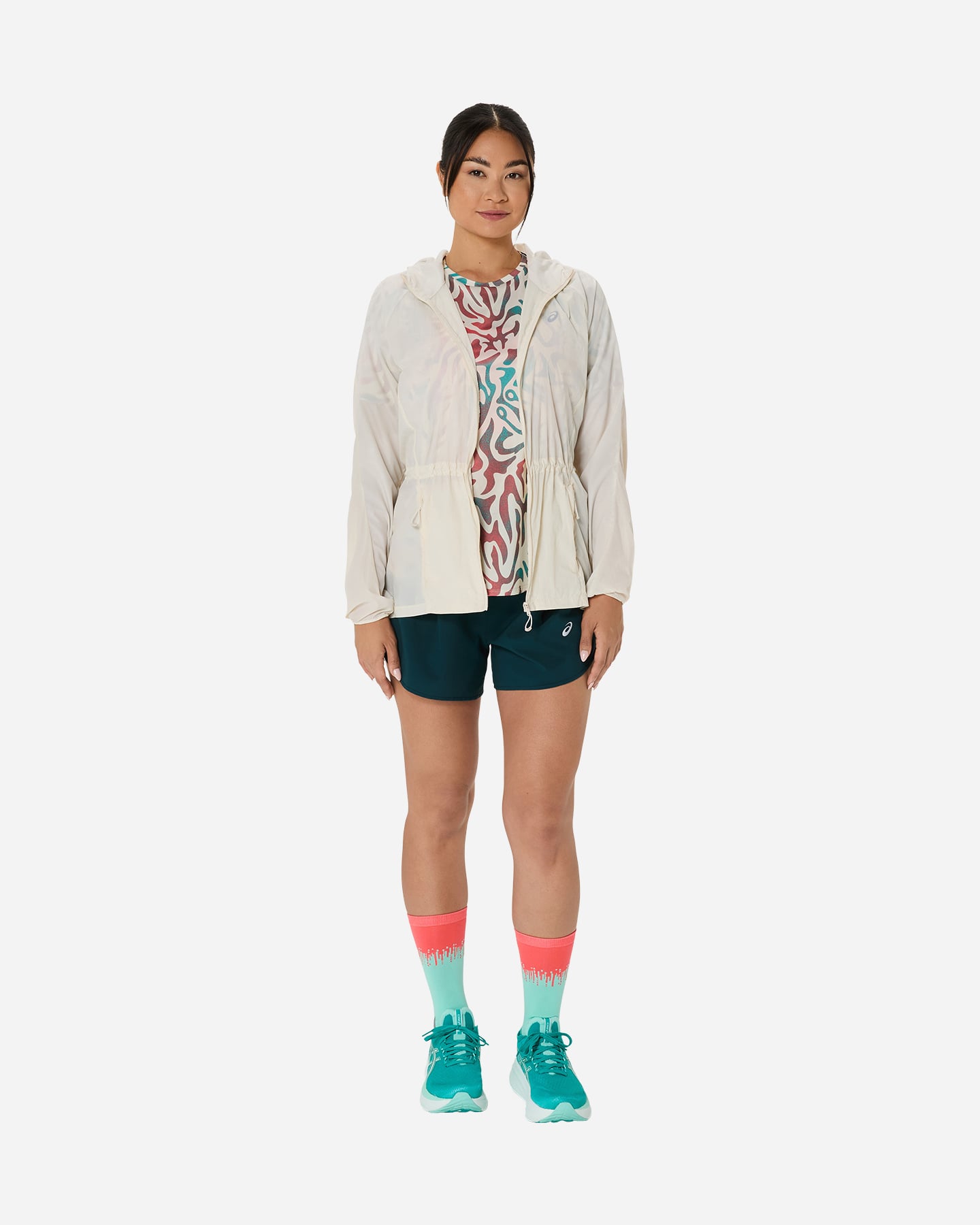 T-shirt running ASICS ROAD ALL OVER PRINT W - Color mix - 3 | Cisalfa Sport