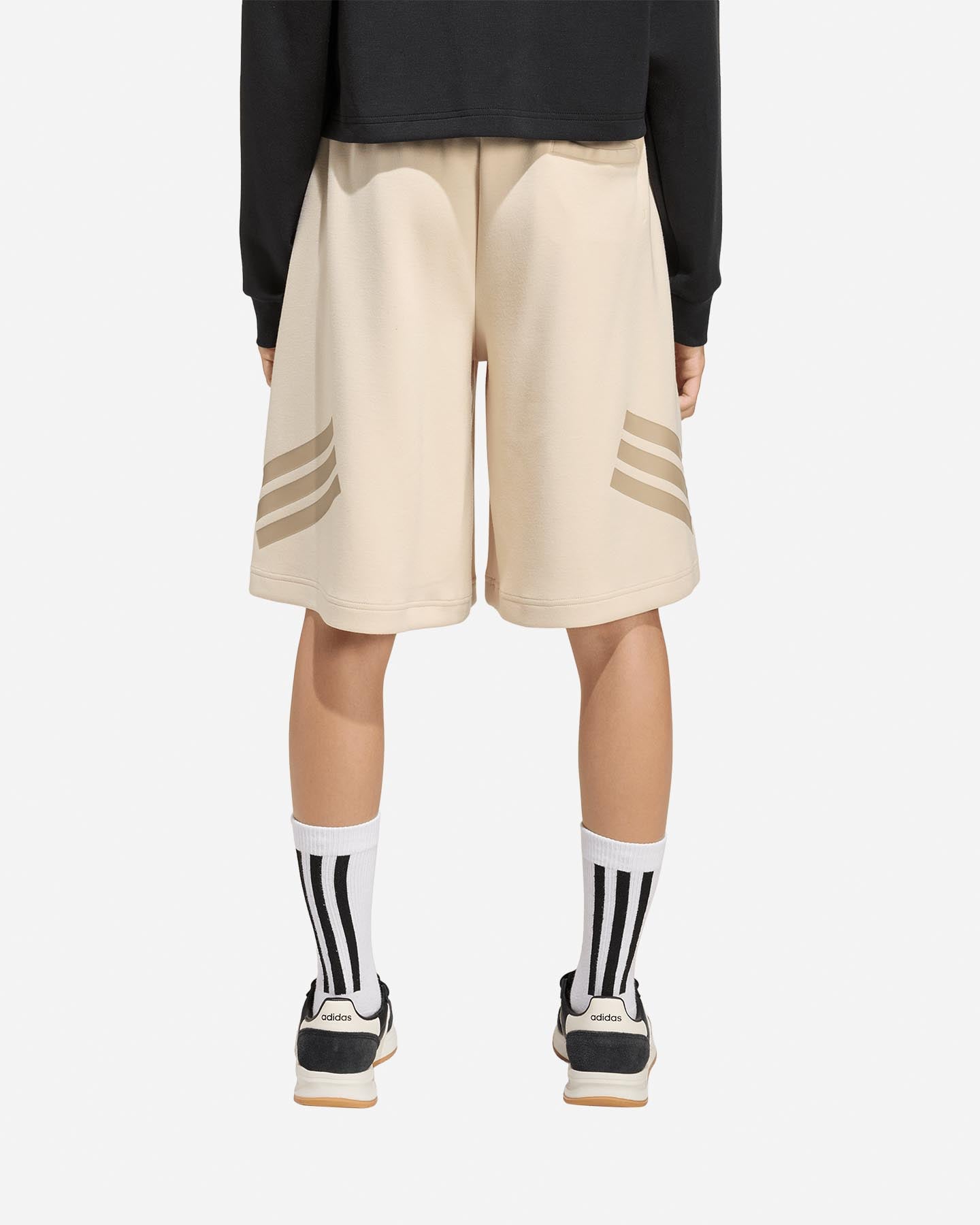 Pantaloncini ADIDAS FUTURE ICONS JR - Beige - 2 | Cisalfa Sport