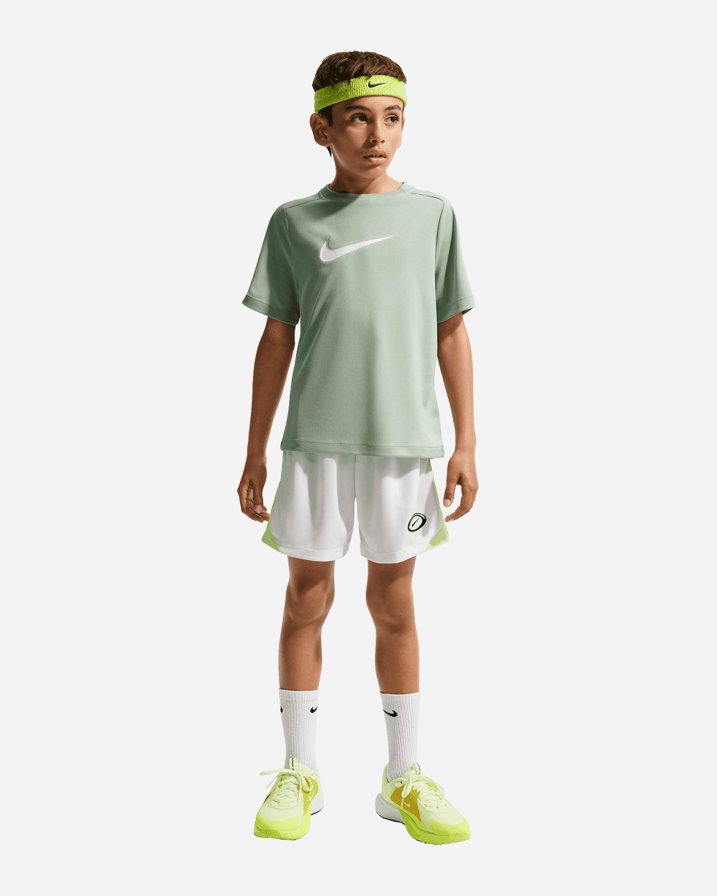 Pantaloncini NIKE DRIFIT LOVE JR - Bianco - 1 | Cisalfa Sport