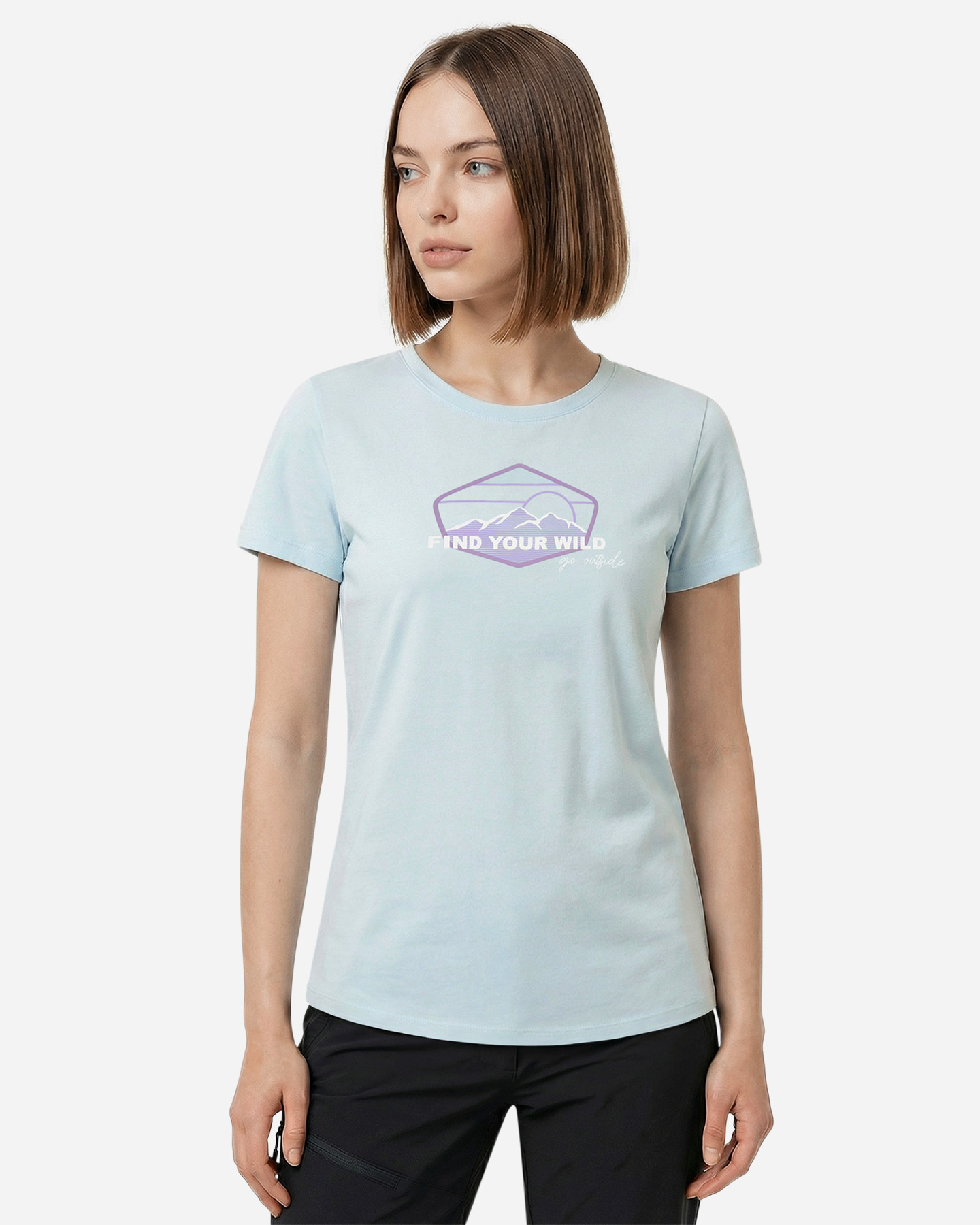 T-shirt 8848 ESSENTIAL W - Azzurro - 2 | Cisalfa Sport