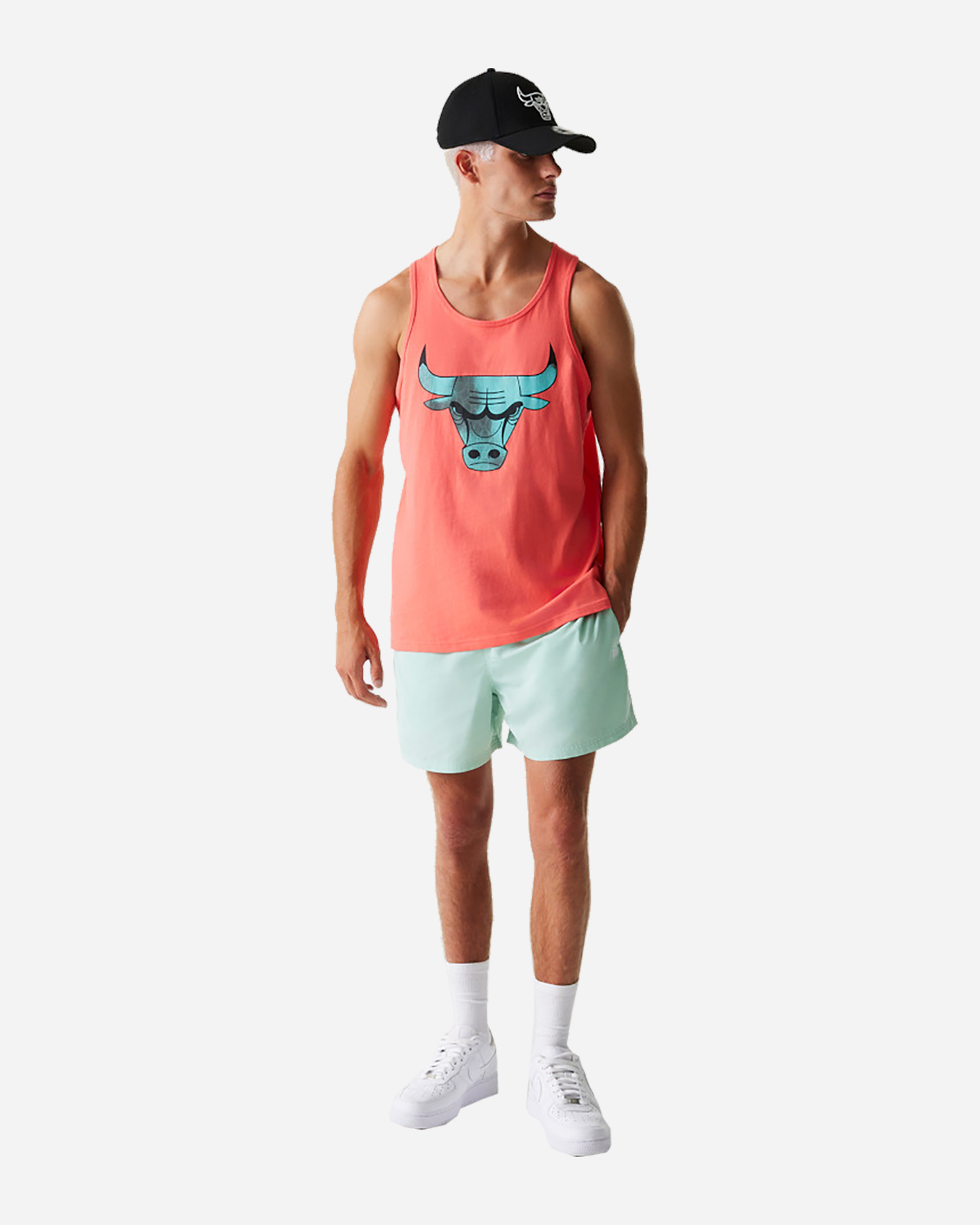 Canotta basket NEW ERA INFILL CHICAGO BULLS M - Rosa - 2 | Cisalfa Sport