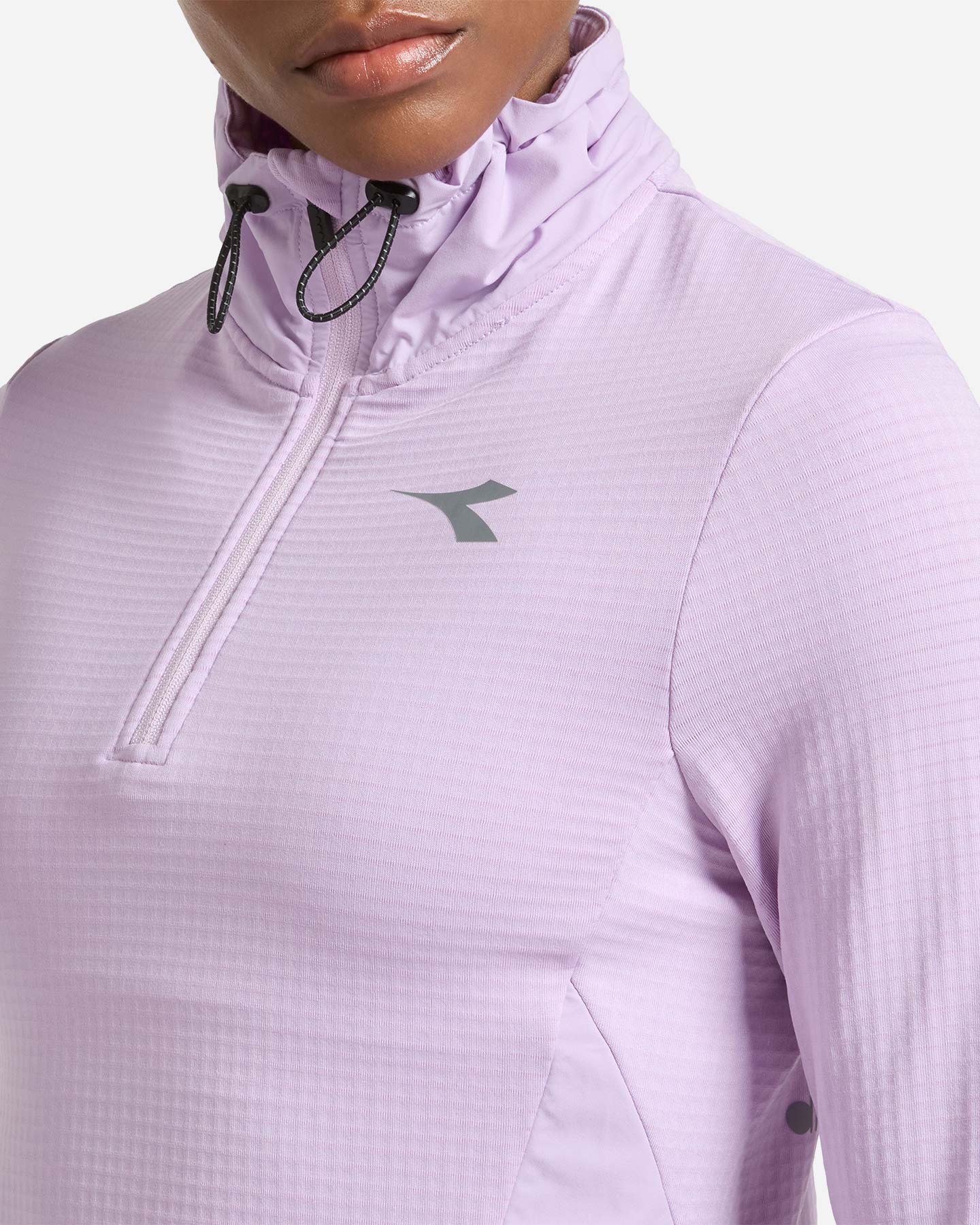 Giacca running DIADORA FIBRAZERO W - Viola - 4 | Cisalfa Sport