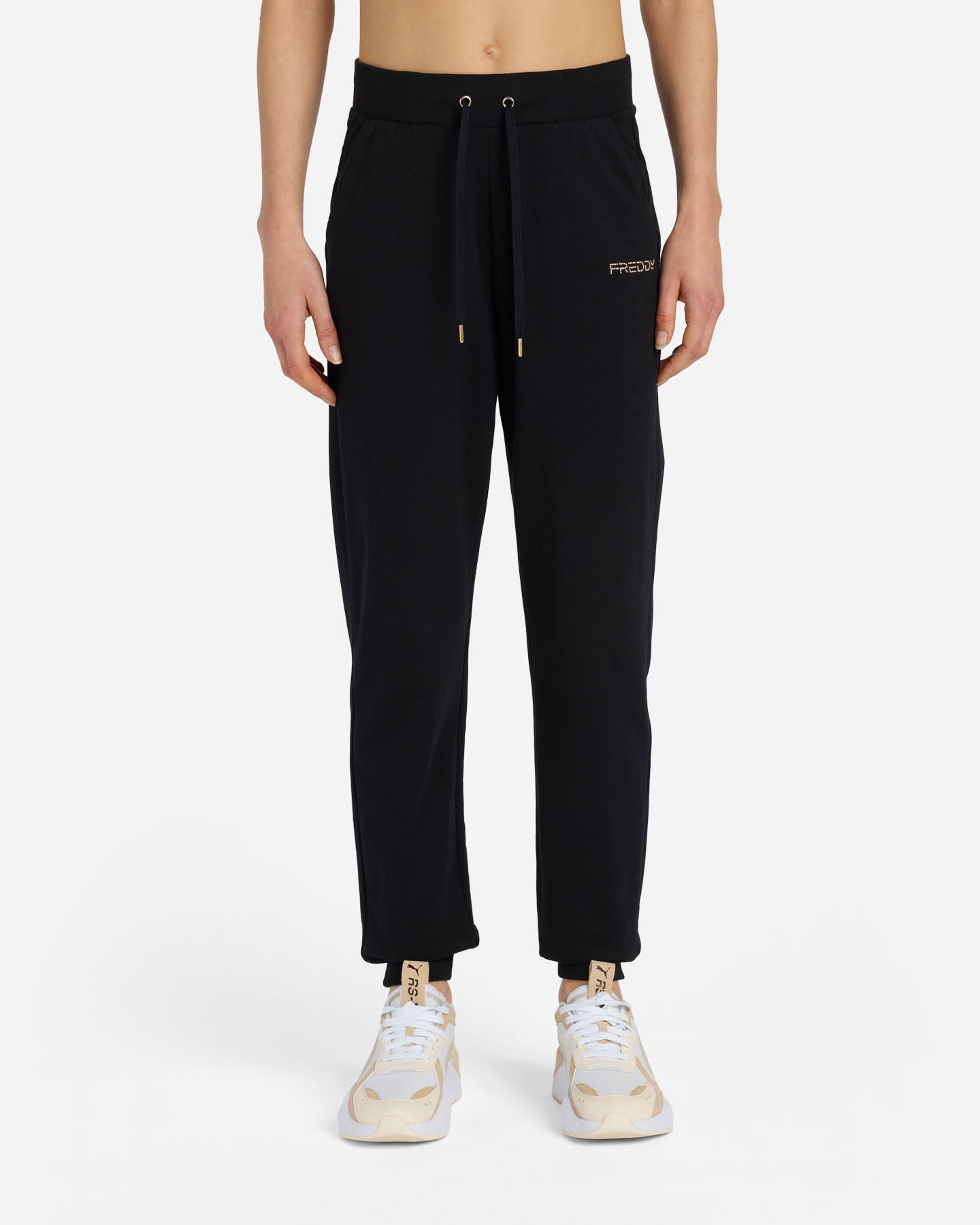 Pantalone FREDDY SMALL LOGO W - Nero - 1 | Cisalfa Sport