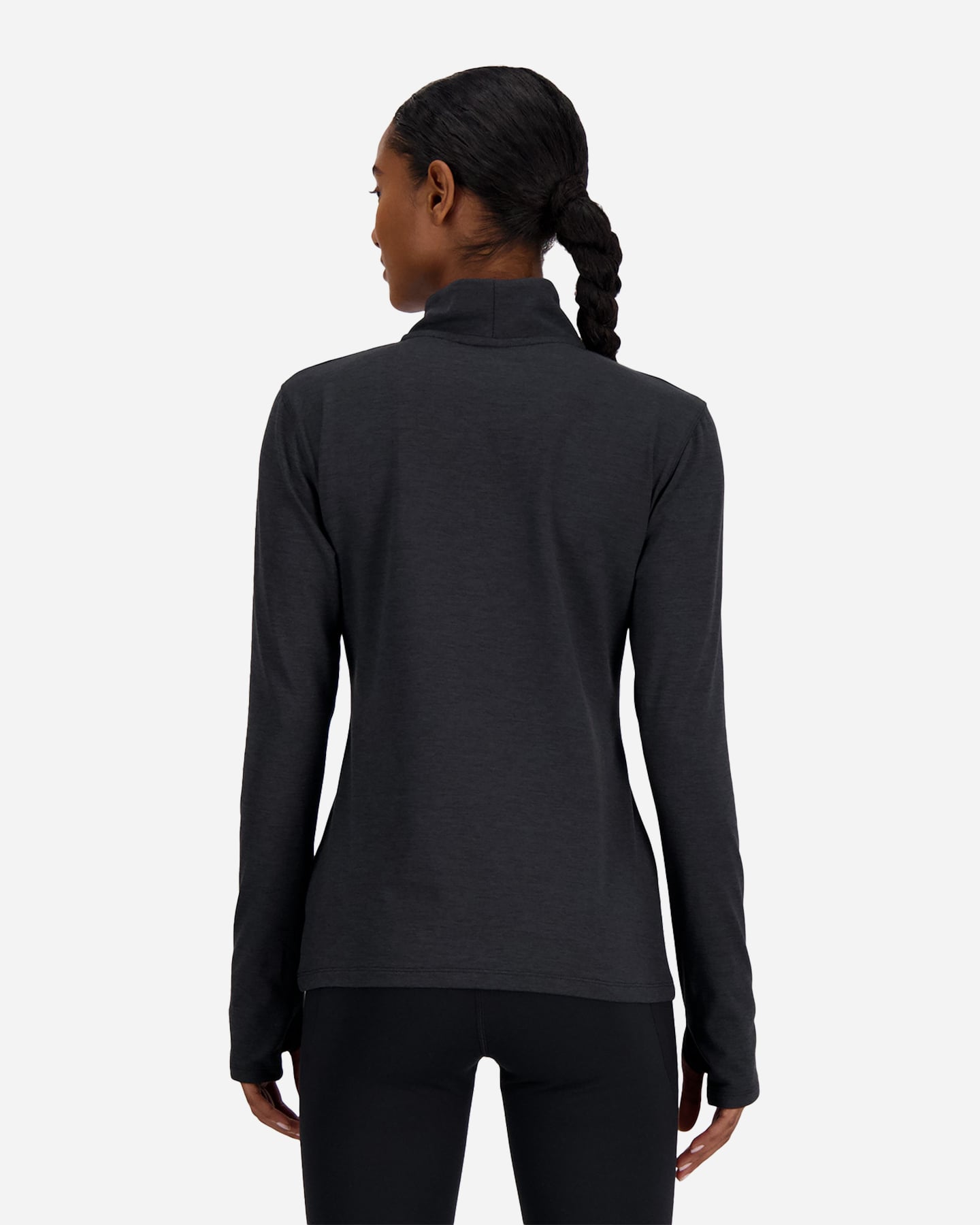 Maglia running NEW BALANCE SPACE DYE W - Nero - 3 | Cisalfa Sport