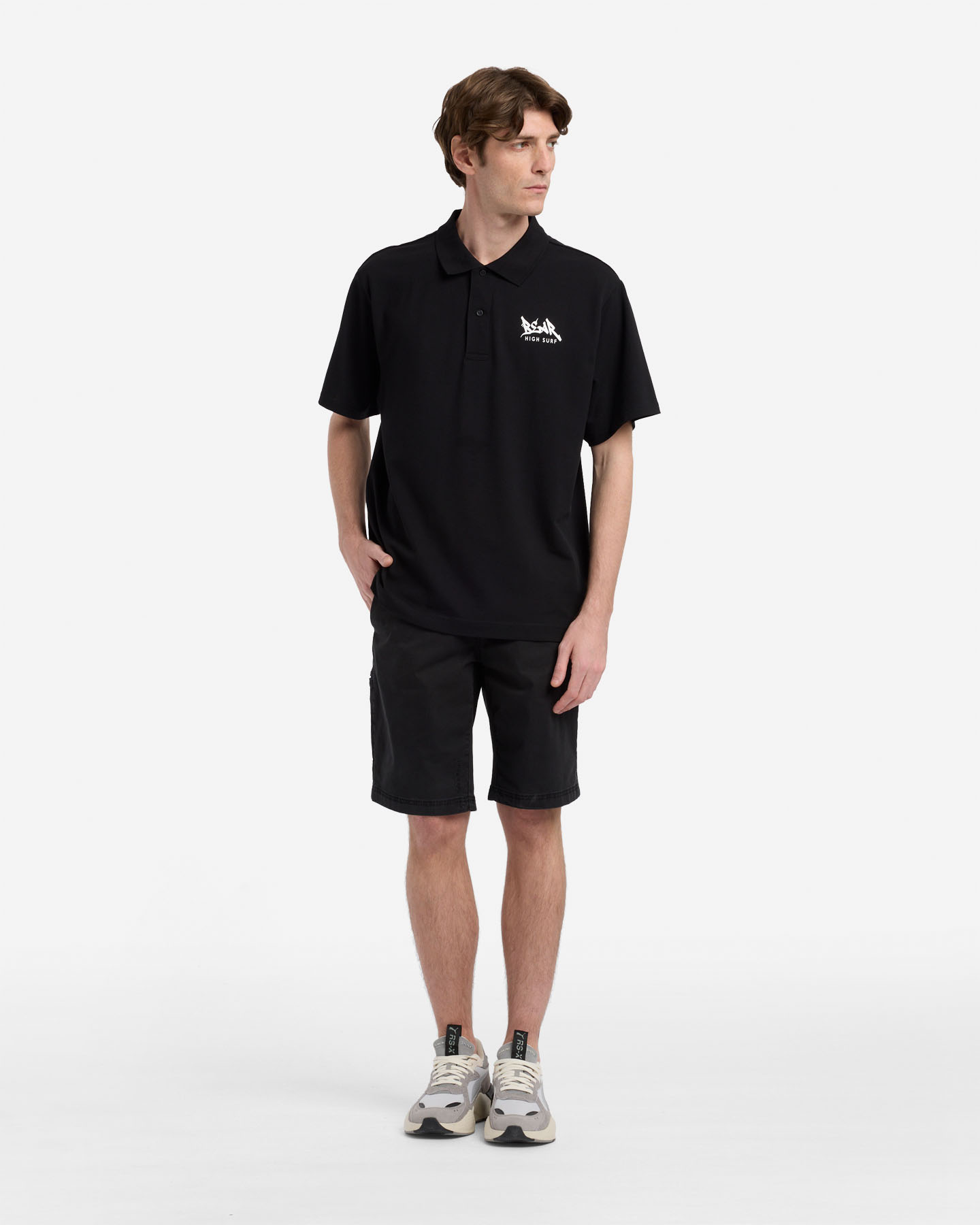 Polo BEAR ICONIC SURF M - Nero - 2 | Cisalfa Sport