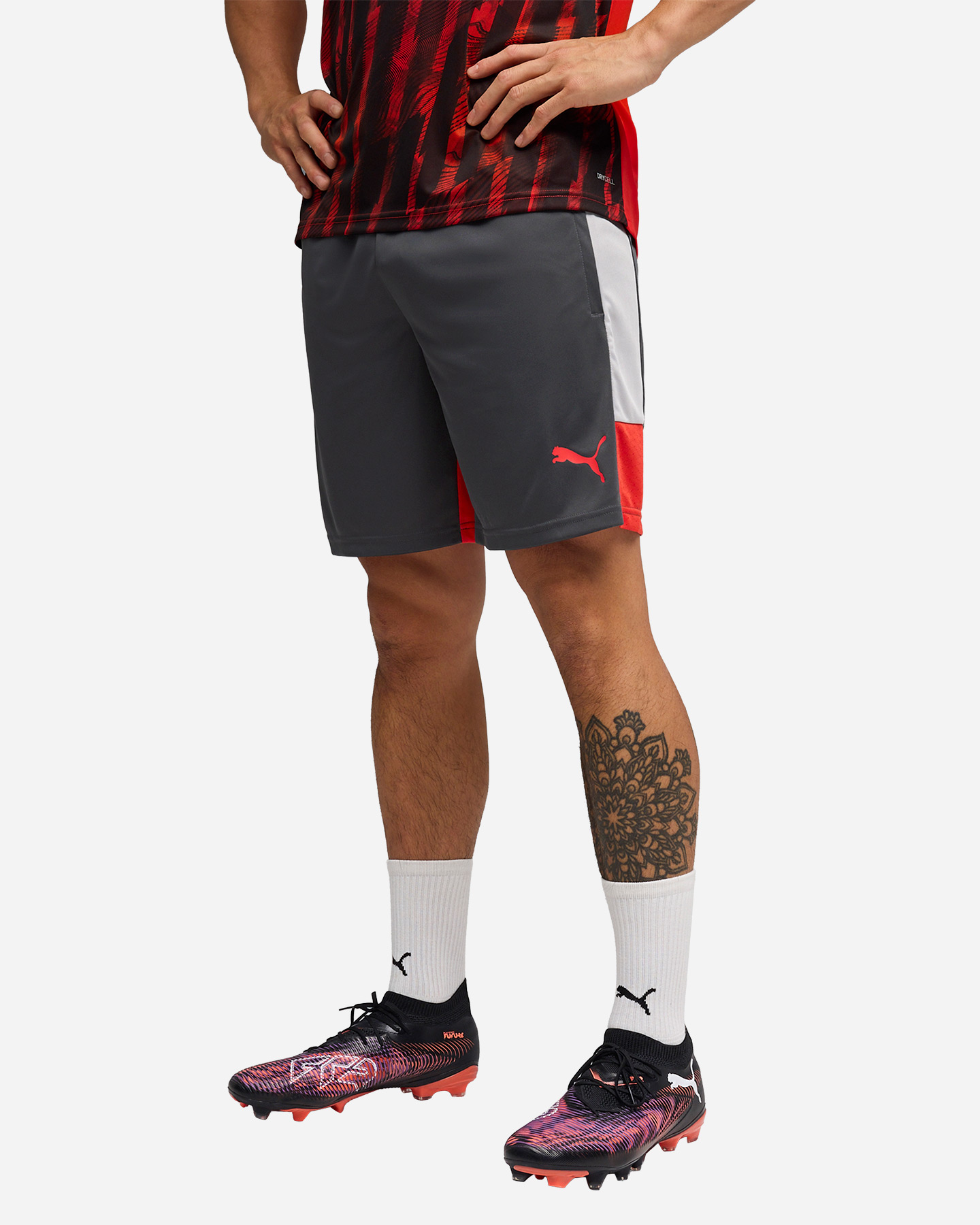 Pantaloncini calcio PUMA INDIVIDUALLIGA M - Grigio - 2 | Cisalfa Sport