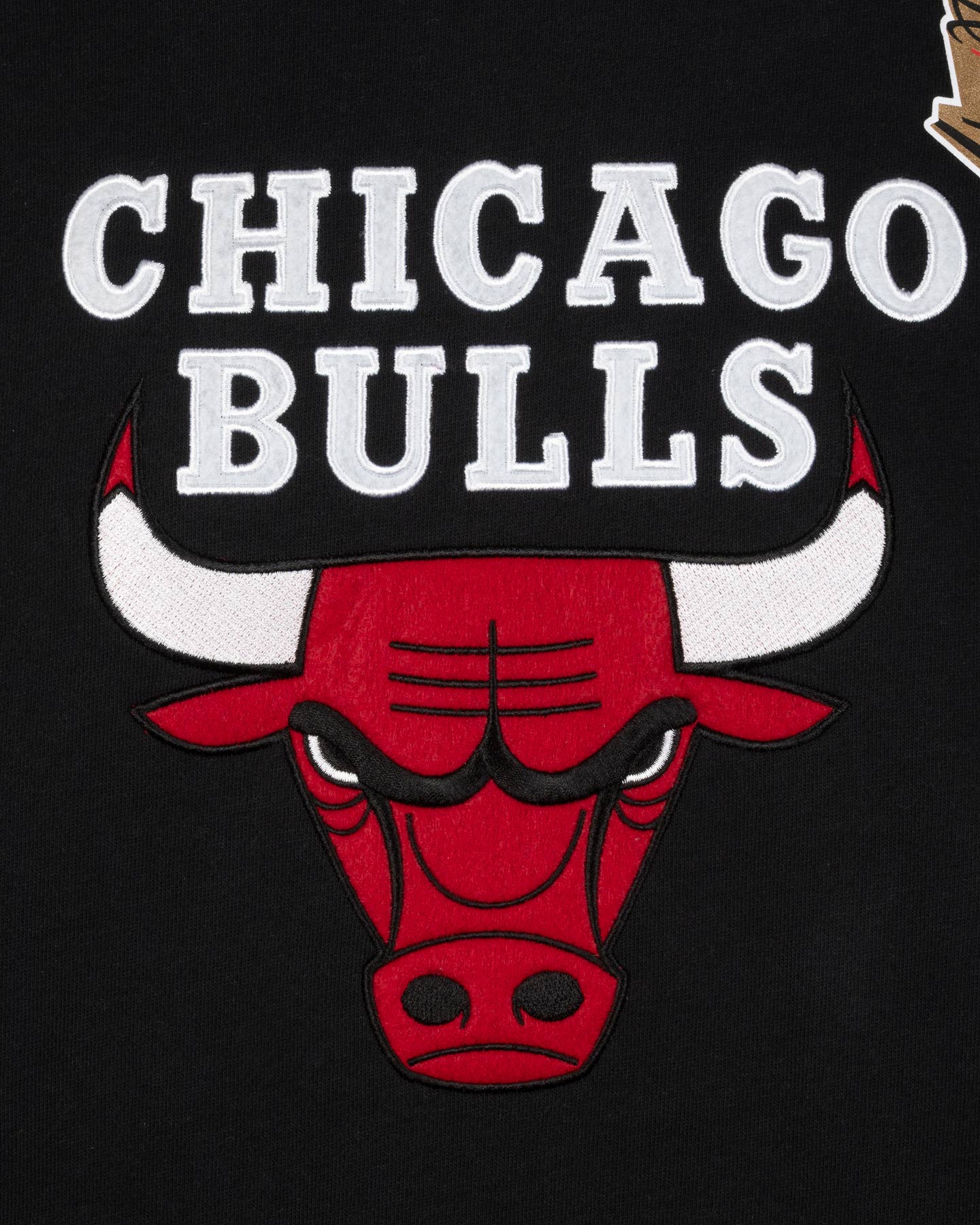 Felpa nba MITCHELL&NESS TEAM ORIGINS FLEECE VINTAGE LOGO BULLS M - Nero - 2 | Cisalfa Sport