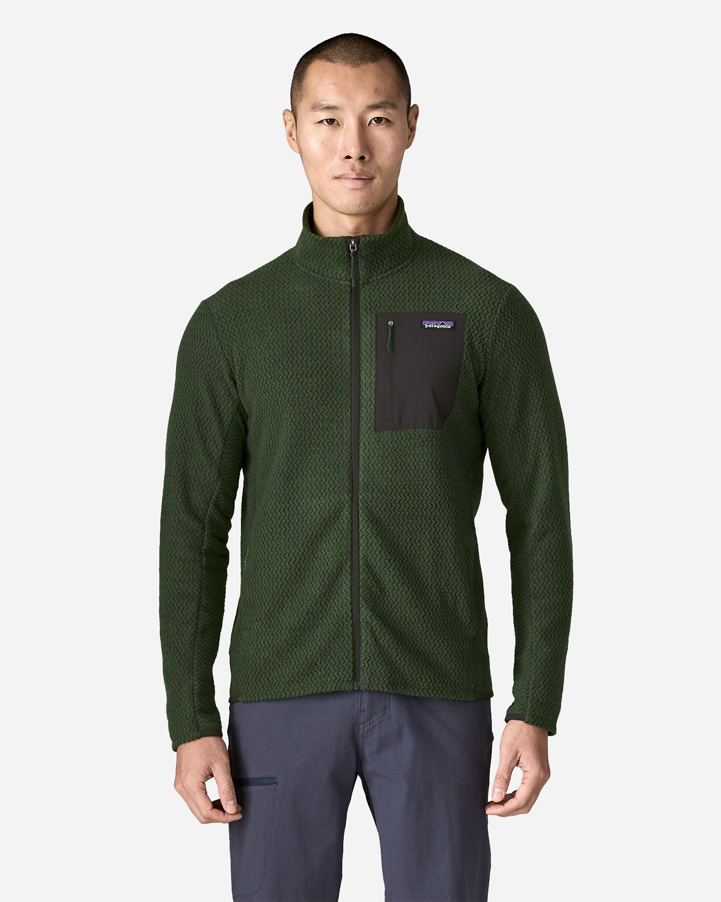 Giacca outdoor PATAGONIA R1 AIR M - Verde - 1 | Cisalfa Sport
