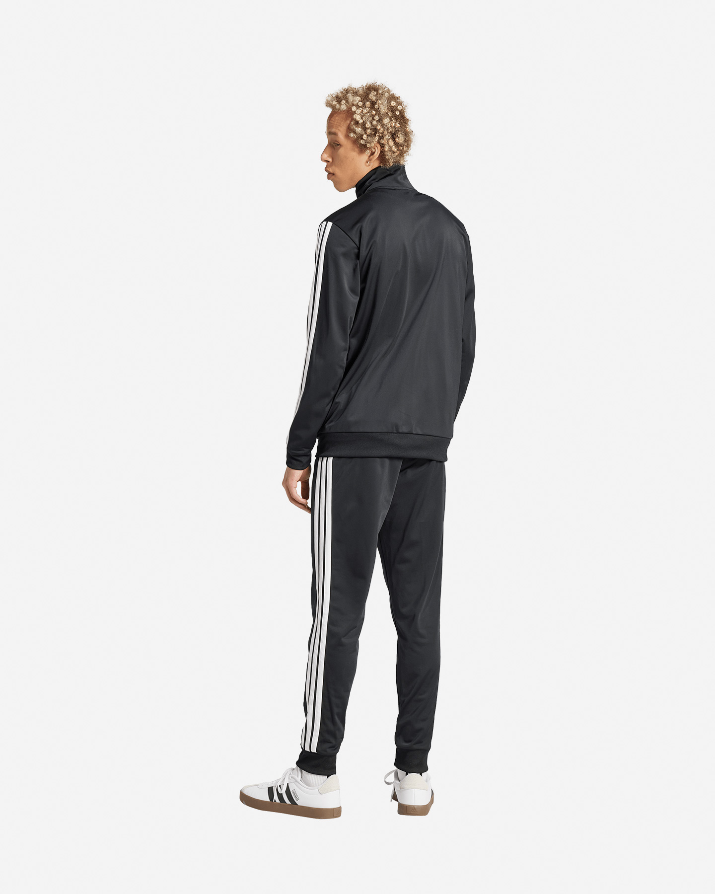 Tuta ADIDAS DAYREADY 3STRIPES M - Nero - 4 | Cisalfa Sport