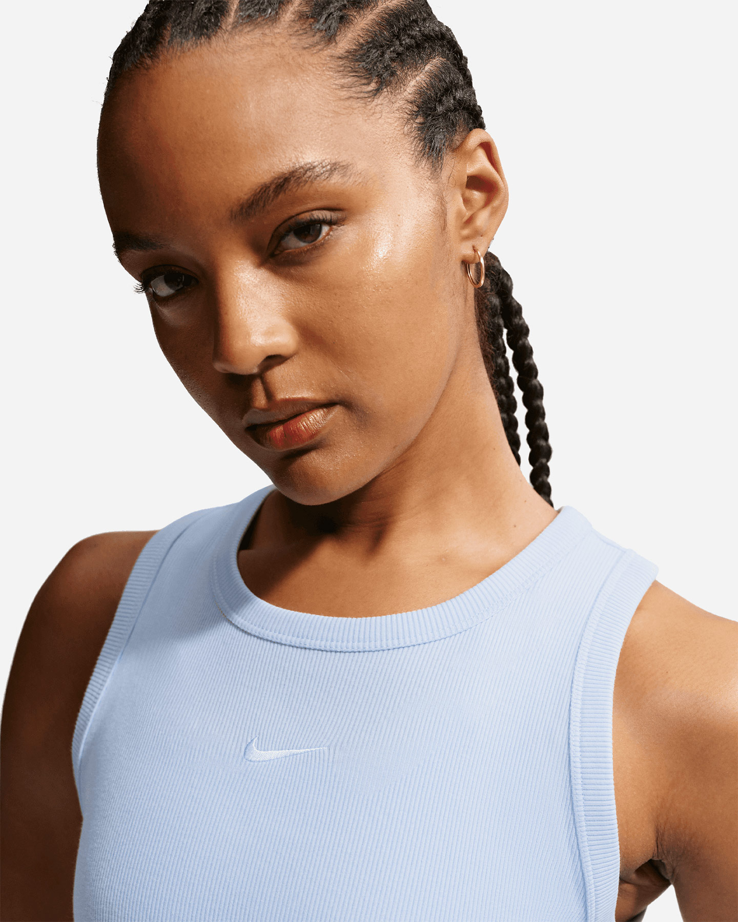 Canotta NIKE COSTINA SMALL LOGO W - Azzurro - 4 | Cisalfa Sport