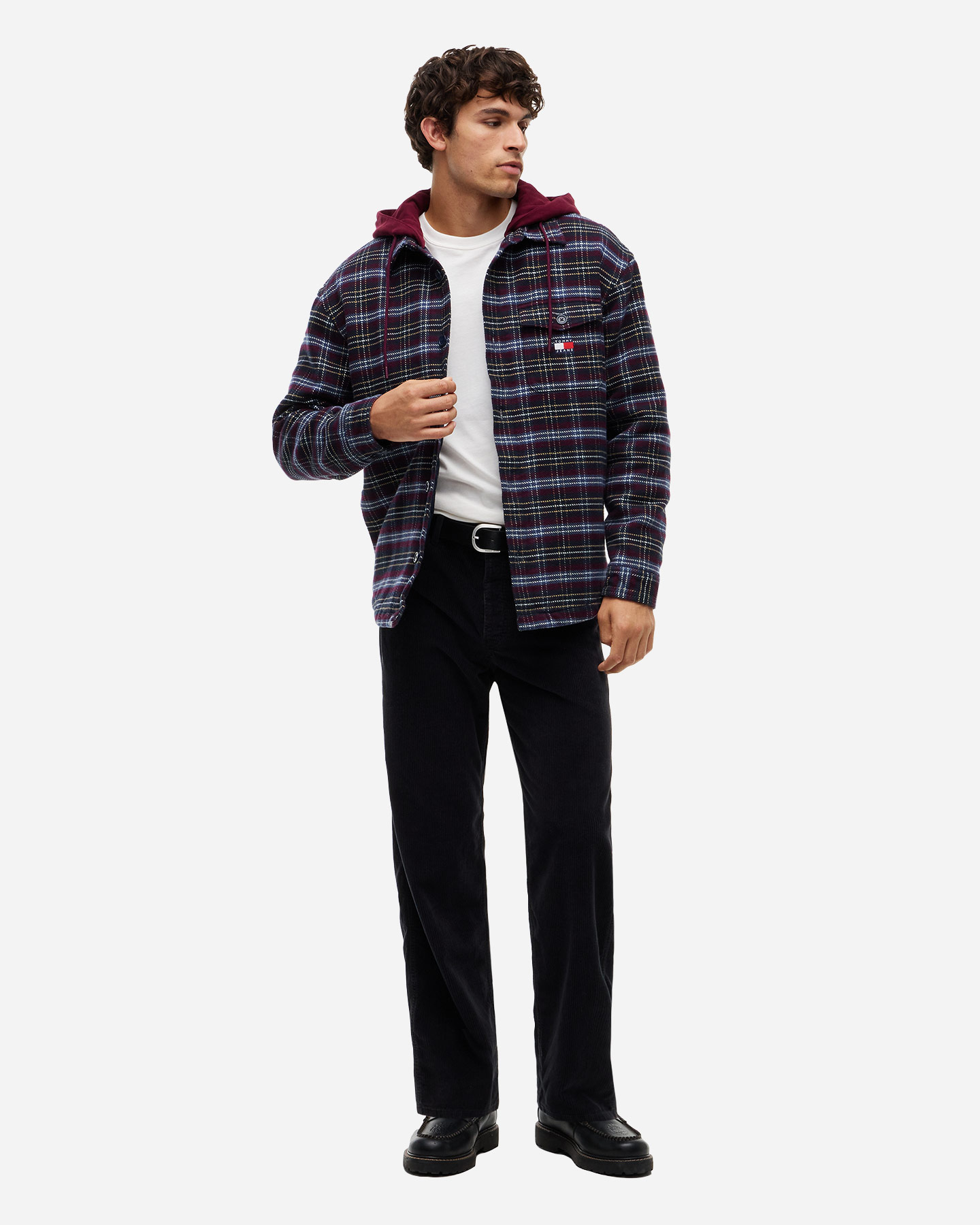 Giubbotto TOMMY HILFIGER PADDED CHECK M - Rosso - 3 | Cisalfa Sport