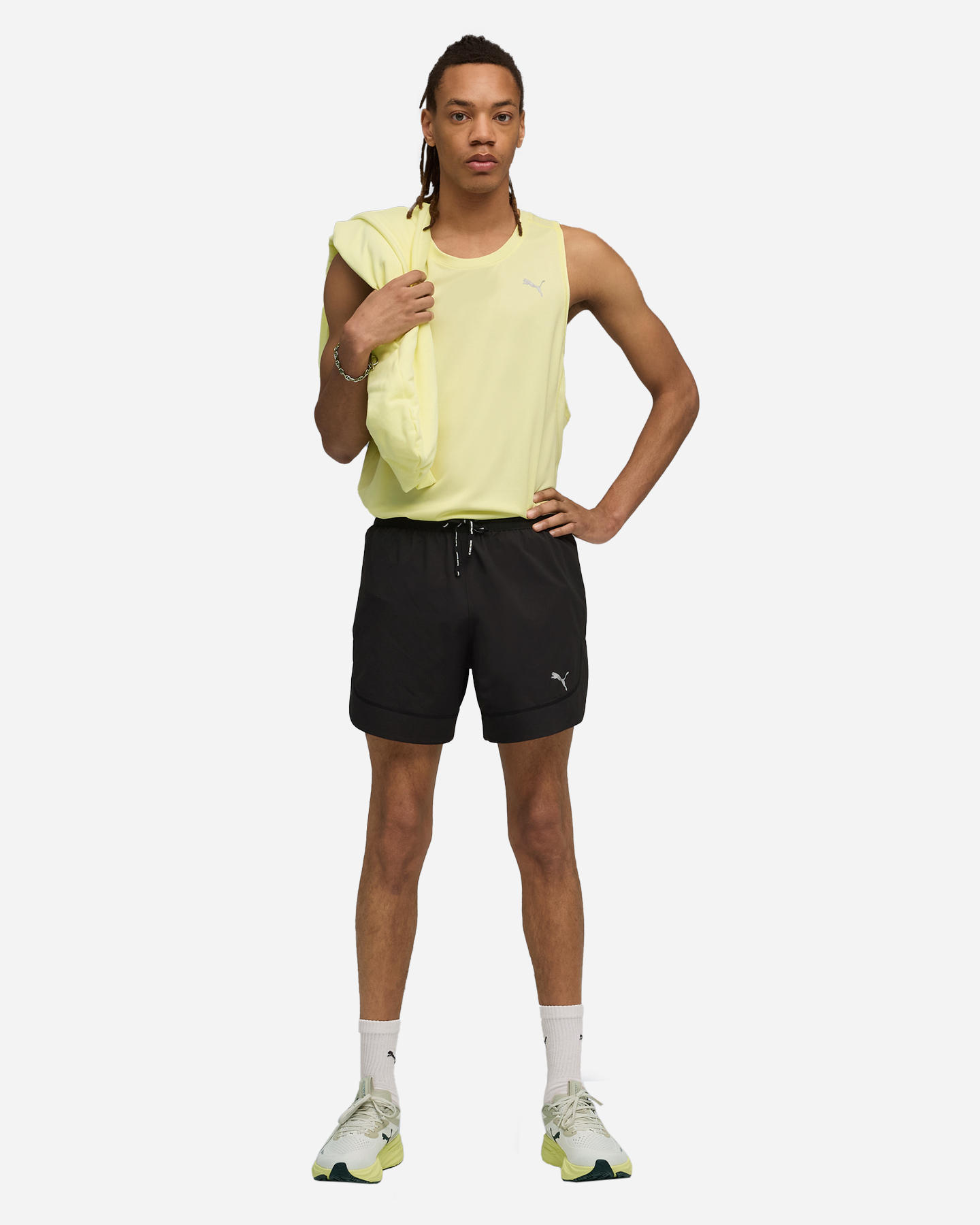 Short running PUMA RUN CLUB M - Nero - 4 | Cisalfa Sport