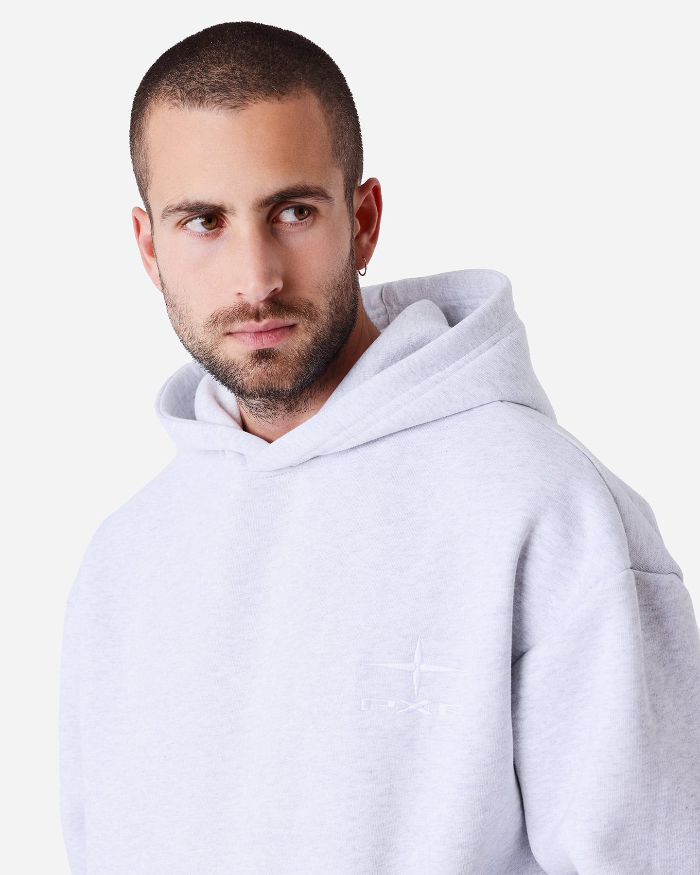 Felpa PROJECT X PARIS BASIC LINE SMALL LOGO M - Grigio - 5 | Cisalfa Sport