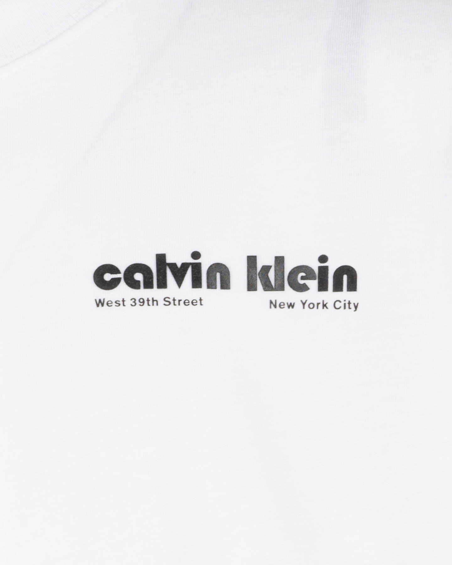 T-shirt CALVIN KLEIN JEANS RELAXED JR - Bianco - 2 | Cisalfa Sport