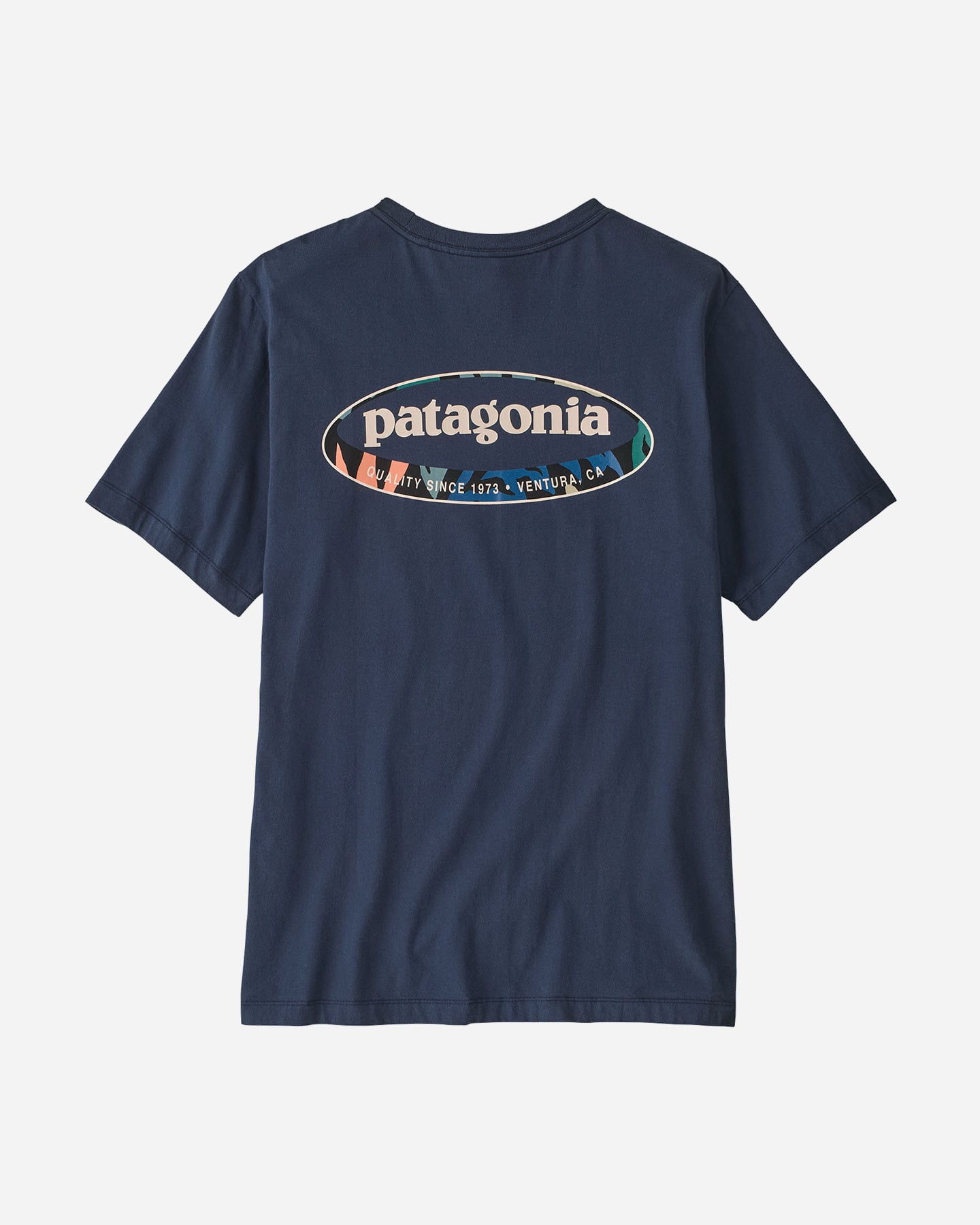 T-shirt PATAGONIA 95 OVAL LOGO M - Blu - 1 | Cisalfa Sport