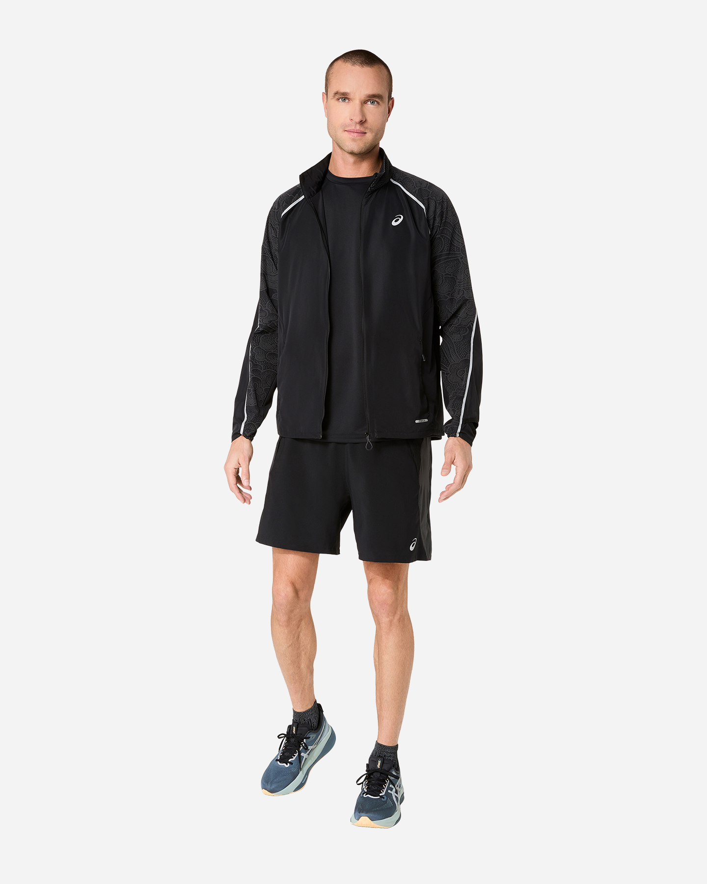 Giacca running ASICS ROAD LITE-SHOW M - Nero - 2 | Cisalfa Sport
