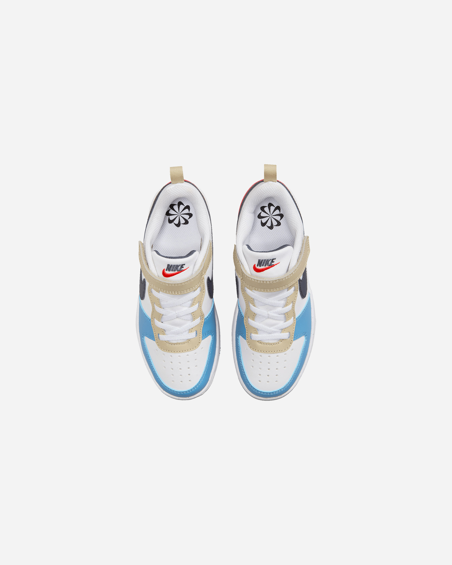 Scarpe sneakers NIKE COURT BOROUGH LOW RECRAFT PS JR - Bianco - 2 | Cisalfa Sport