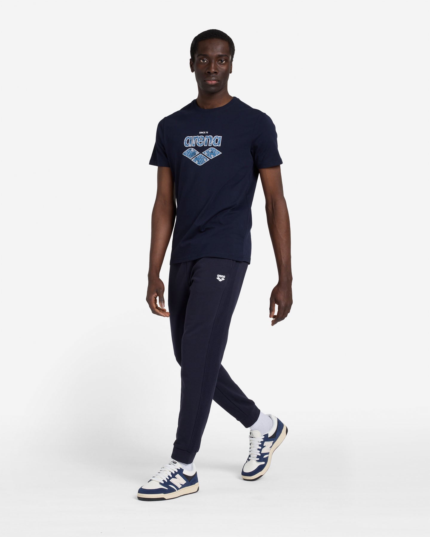 T-shirt ARENA ATHLETIC ESSENTIAL M - Blu Navy - 2 | Cisalfa Sport