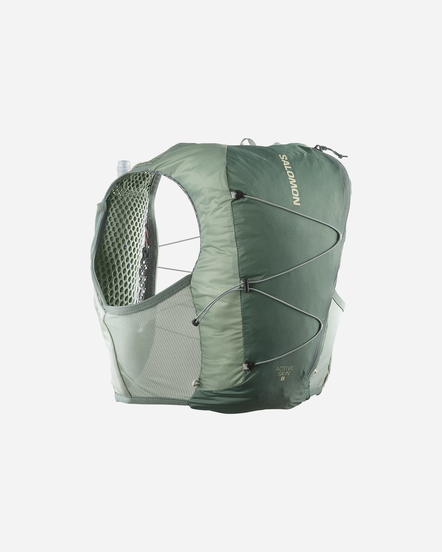 Zaino trail running SALOMON ACTIVE SKIN 8 SET  - Verde - 1 | Cisalfa Sport