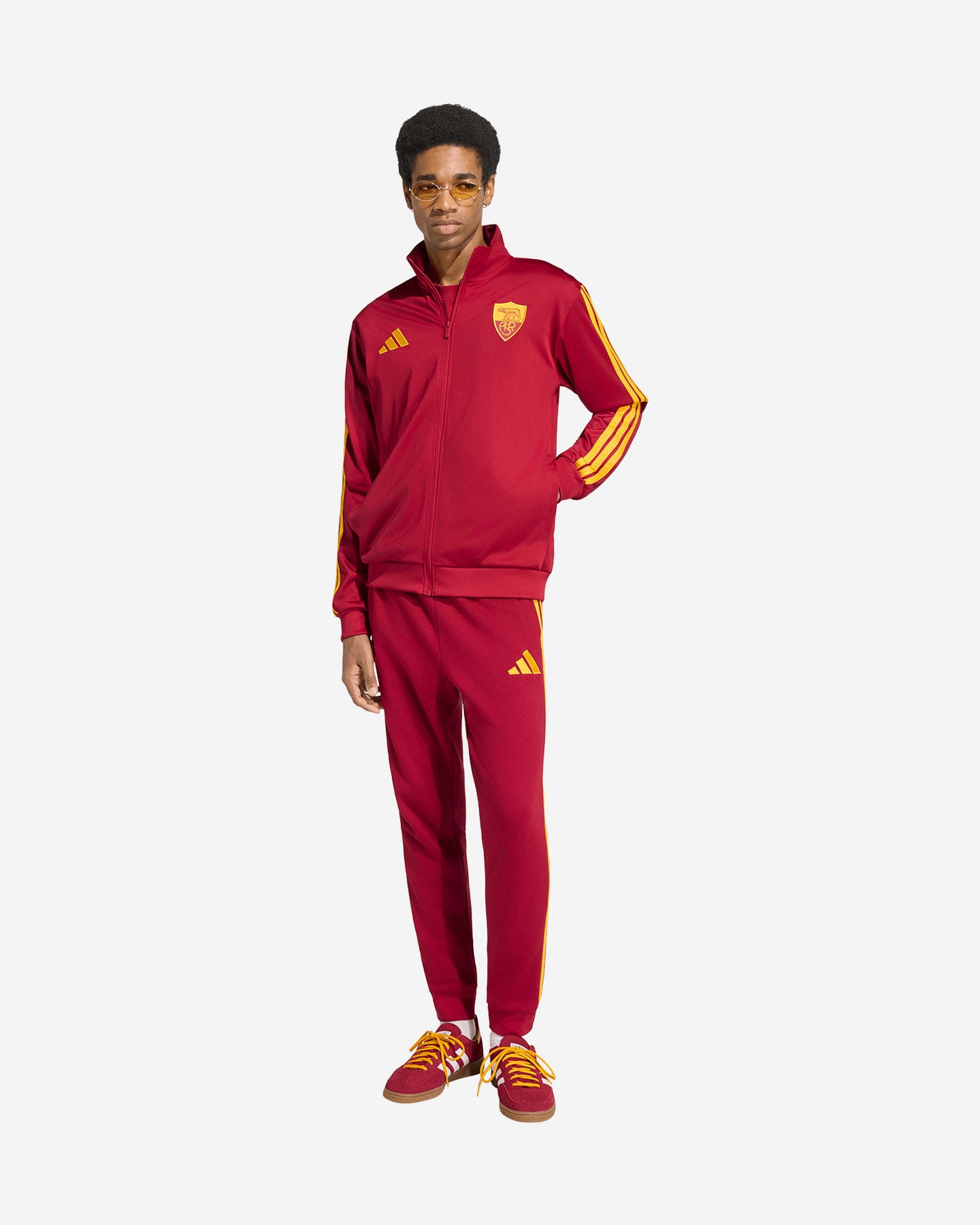 Abbigliamento calcio ufficiale ADIDAS ROMA DNA 26-27 M - Rosso - 2 | Cisalfa Sport