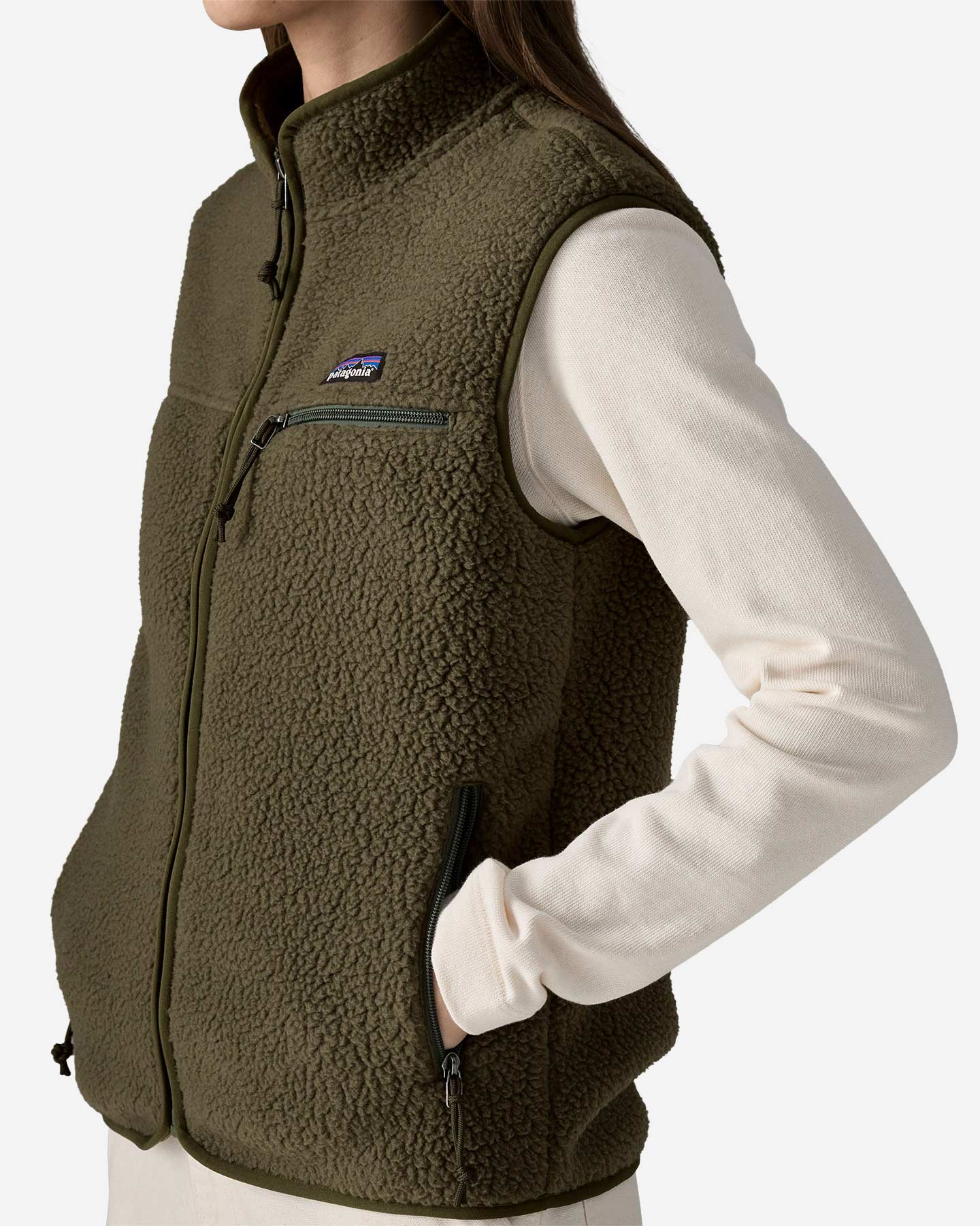 Gilet PATAGONIA RETRO PILE W - Verde - 3 | Cisalfa Sport