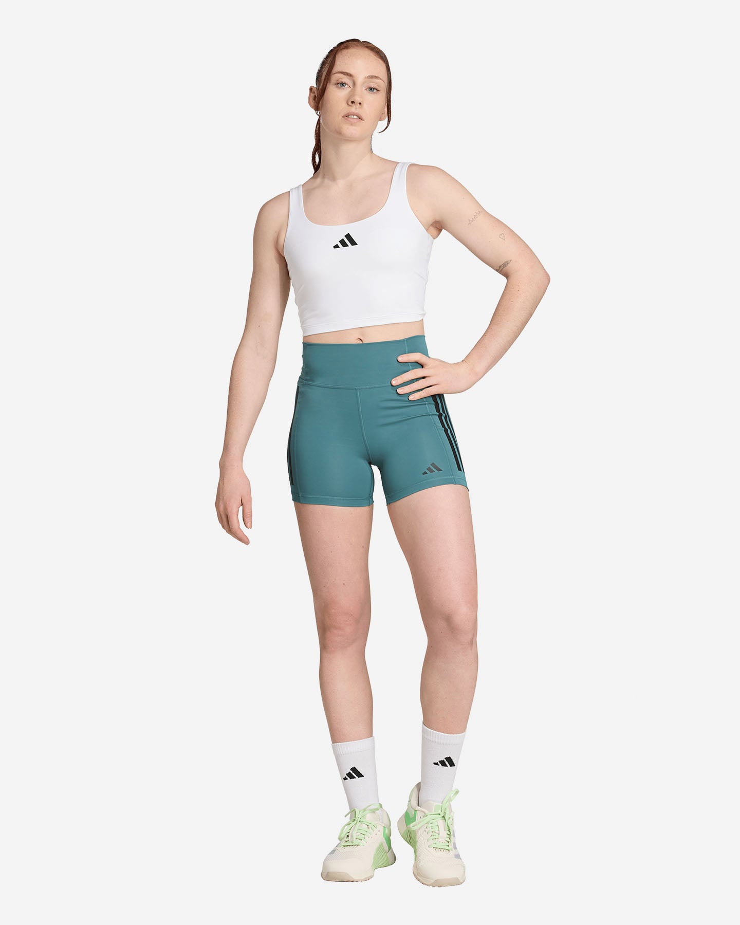 Canotta training ADIDAS PWR W - Bianco - 3 | Cisalfa Sport