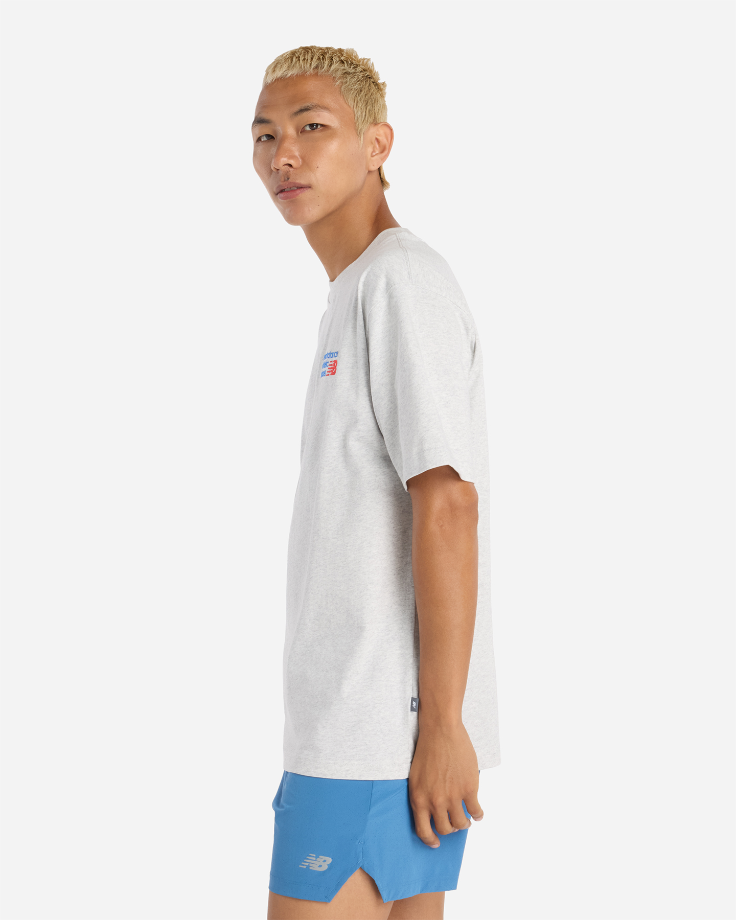 T-shirt NEW BALANCE ATHLETICS PREMIUM SMALL LOGO M - Grigio - 1 | Cisalfa Sport