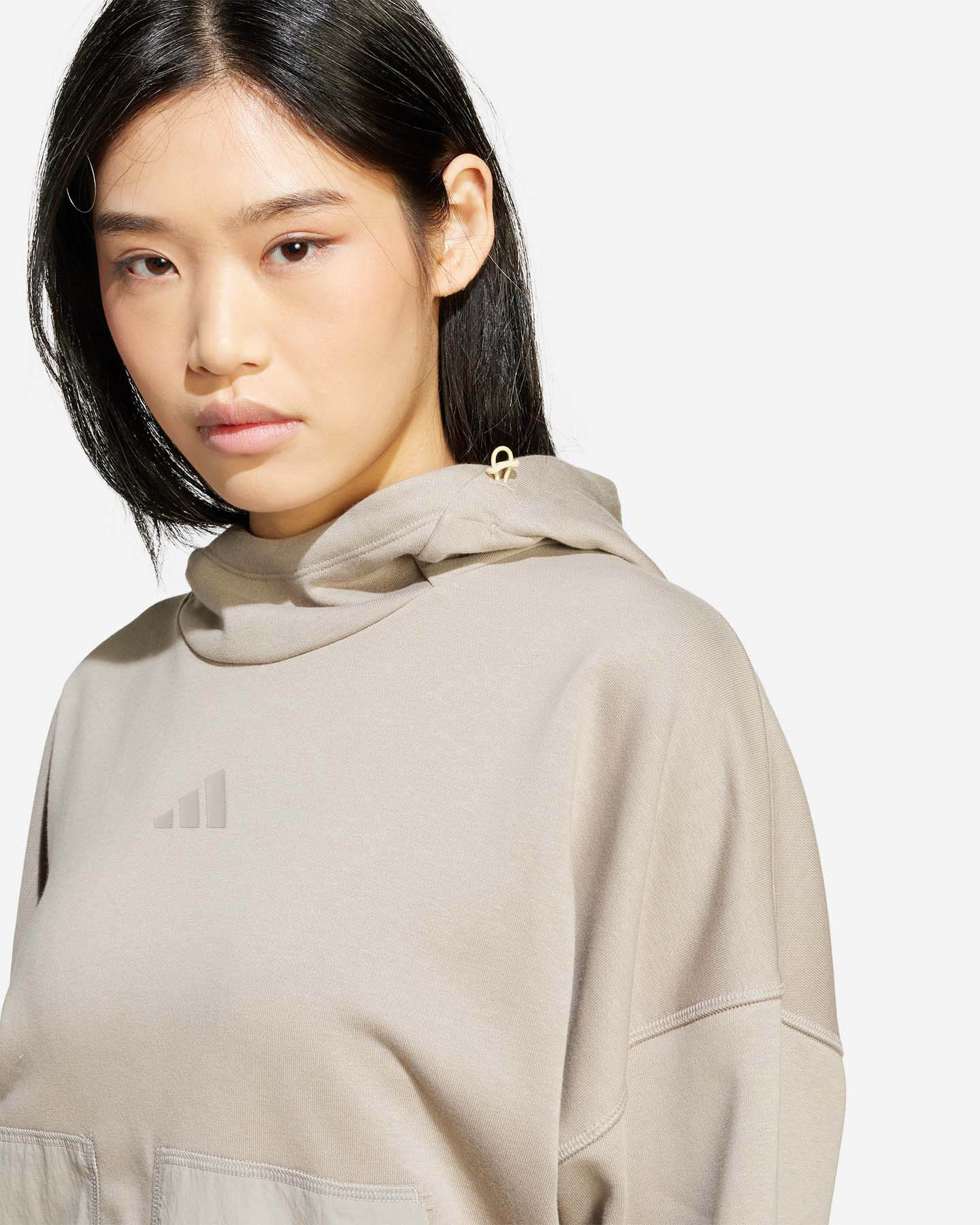 Felpa ADIDAS CITY ESCAPE W - Beige - 5 | Cisalfa Sport