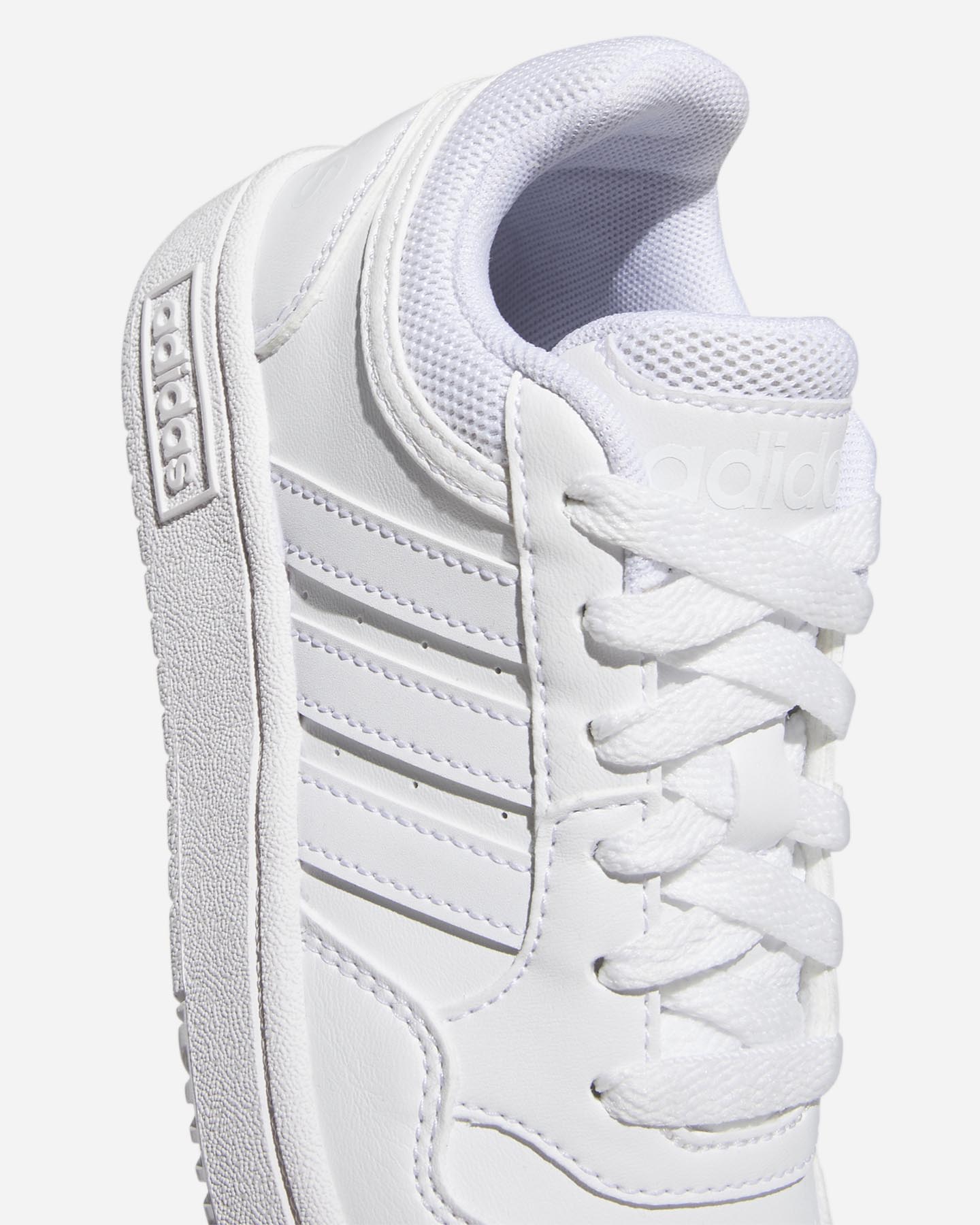 Scarpe sneakers ADIDAS HOOPS GS JR - Bianco - 4 | Cisalfa Sport