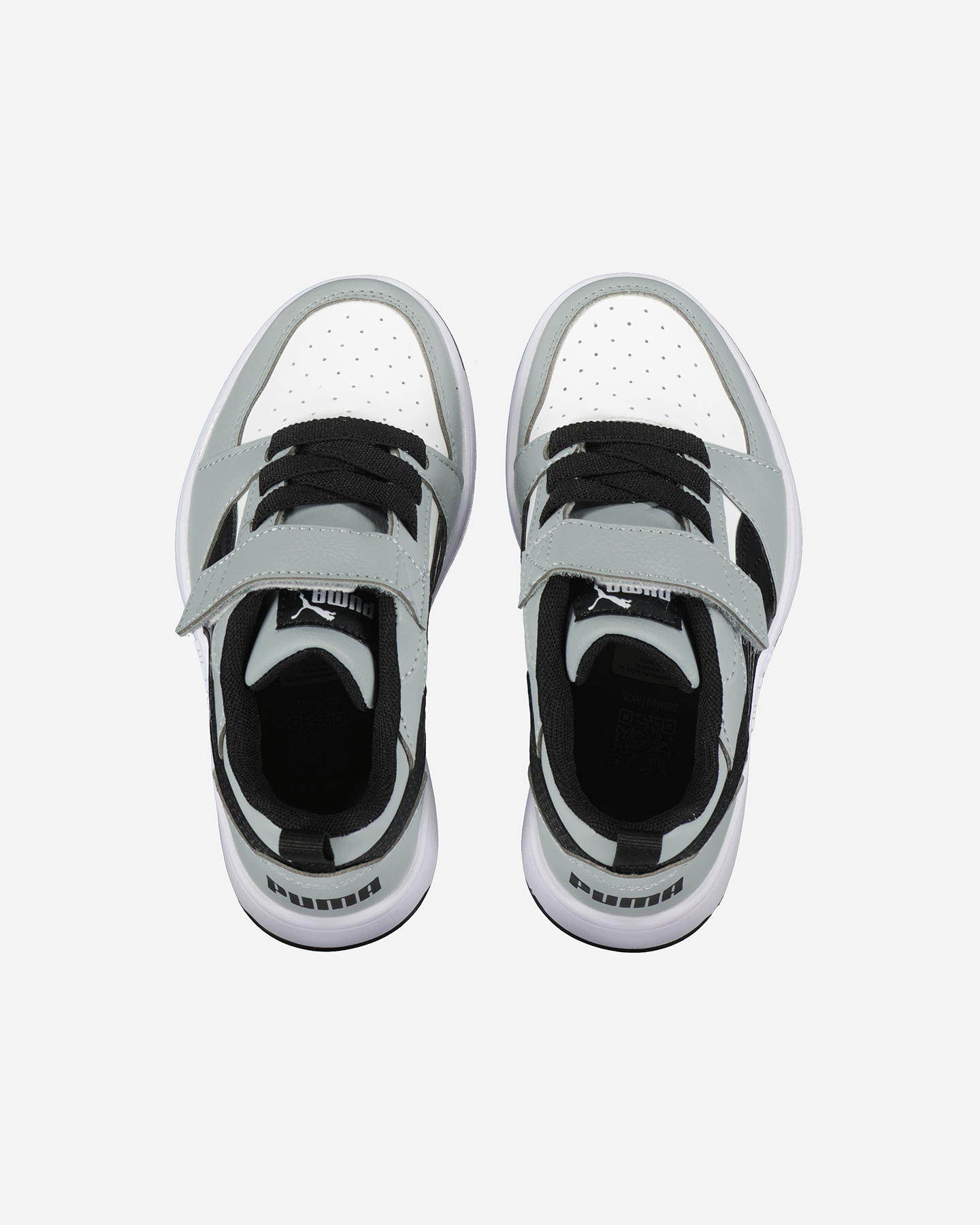 Scarpe sneakers PUMA REBOUND V6 LOW PS JR - Grigio - 4 | Cisalfa Sport